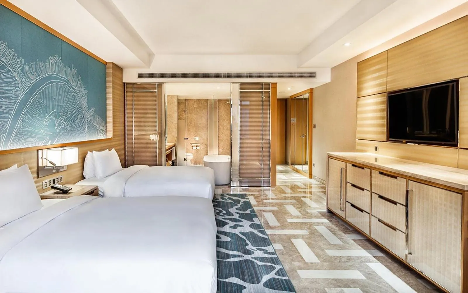 Photo of the whole room, Bed in Atlantis Sanya