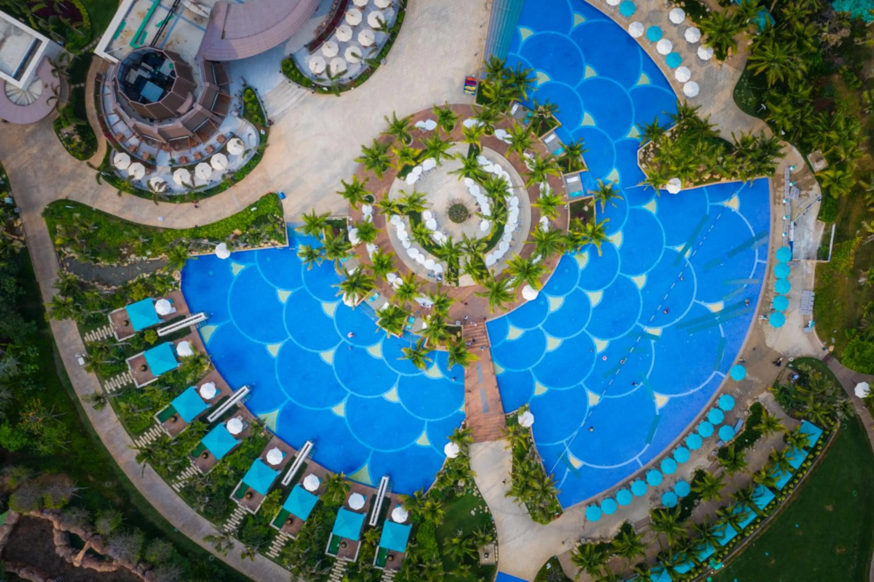 Swimming pool in Atlantis Sanya