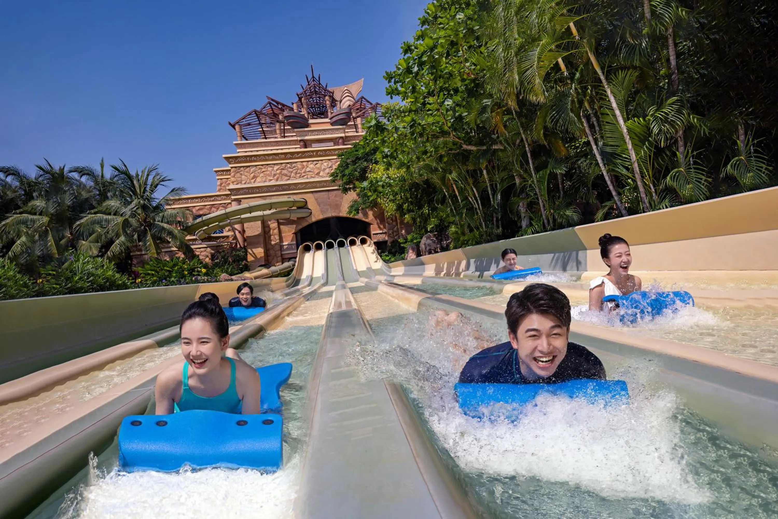 Aqua park in Atlantis Sanya