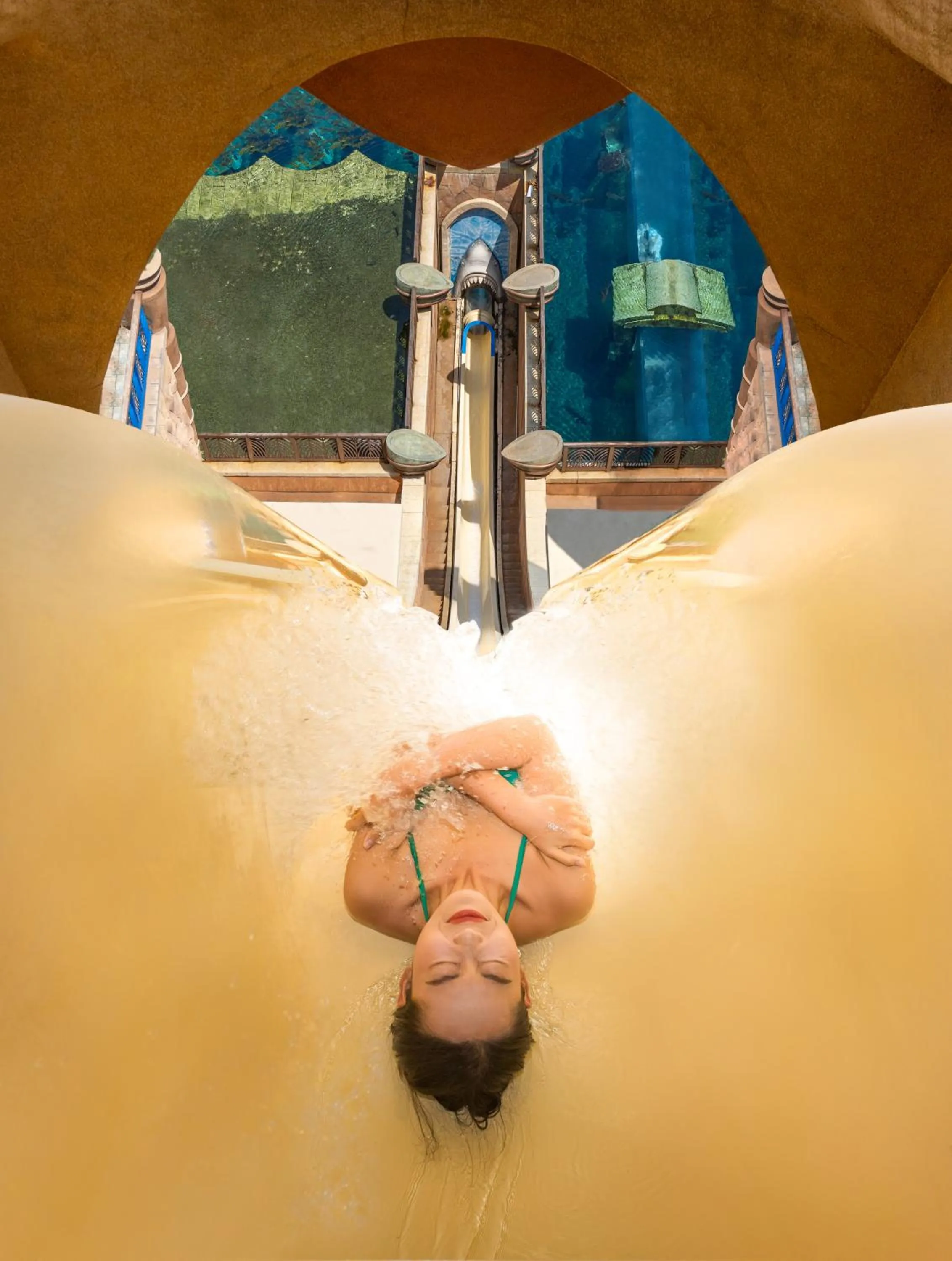 Aqua park in Atlantis Sanya