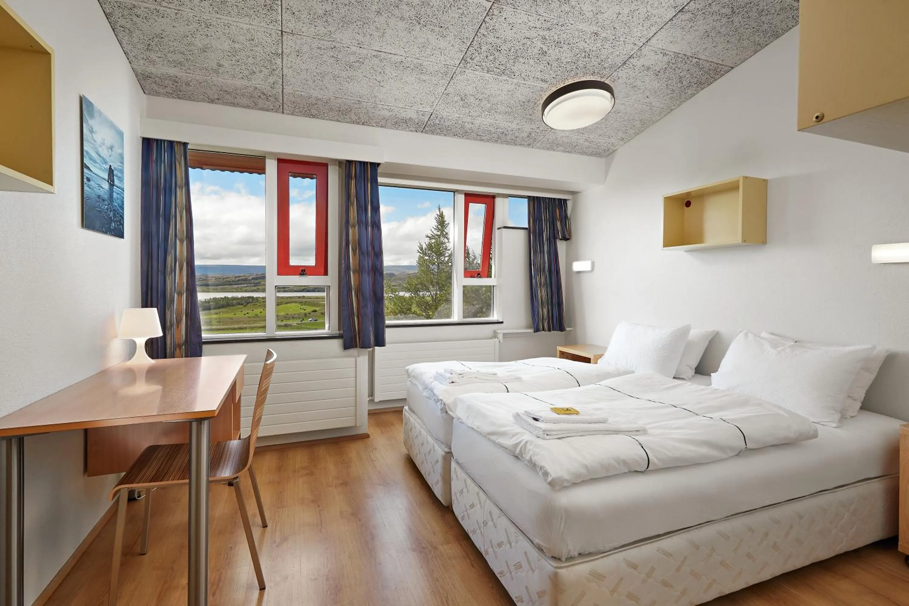 Bedroom, Bed in Hotel Edda Egilsstadir