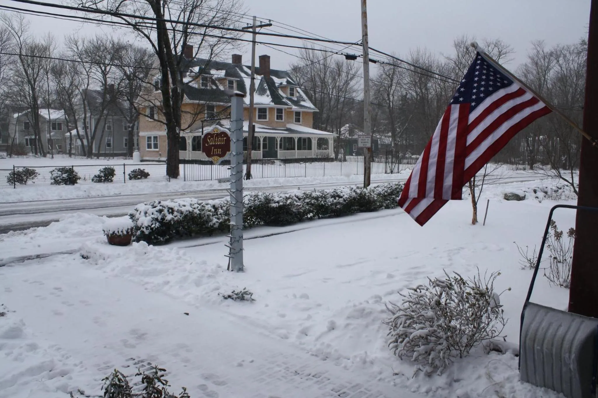 Winter in Saltair Inn Waterfront B&B
