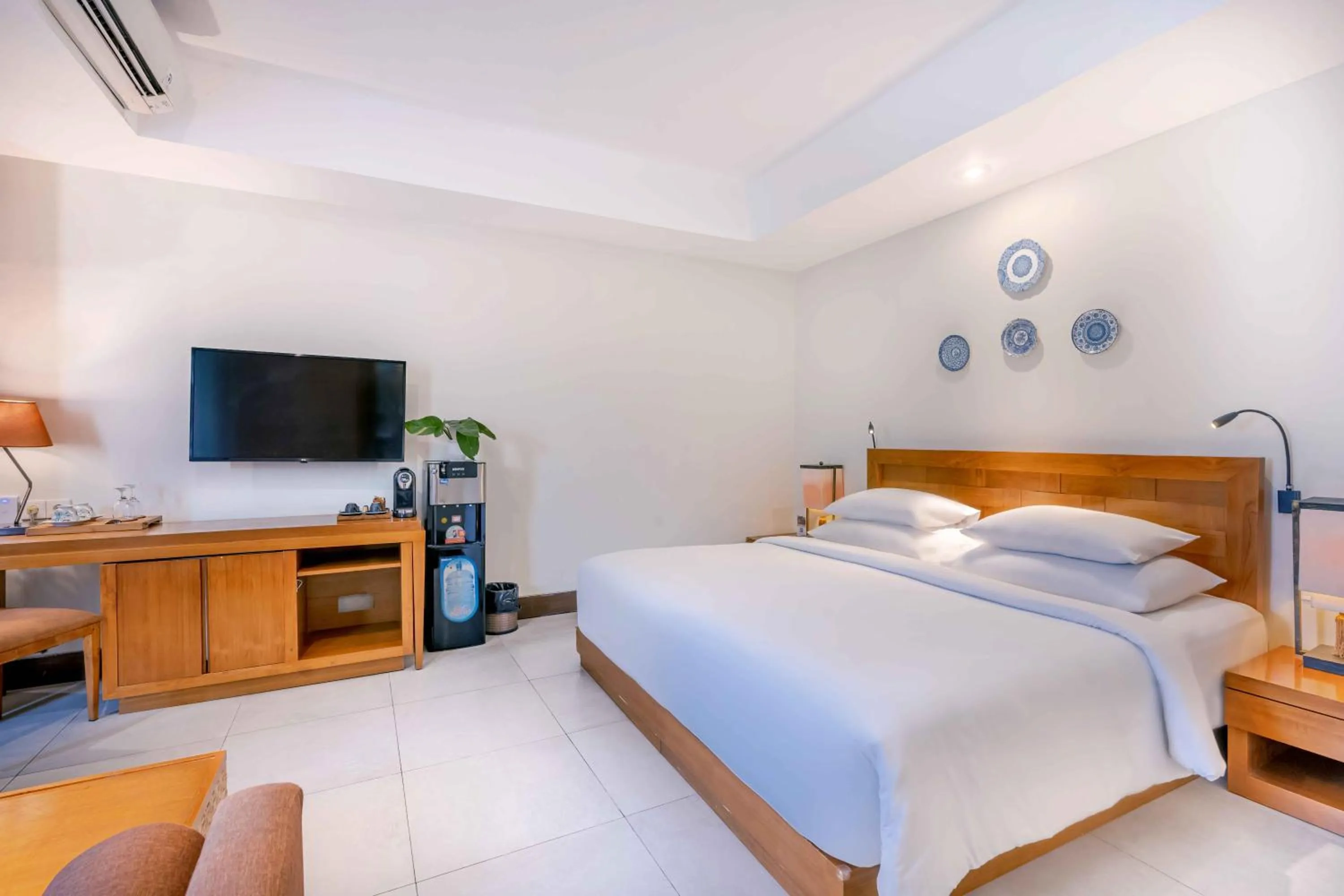 Bed in Rama Garden Hotel Bali