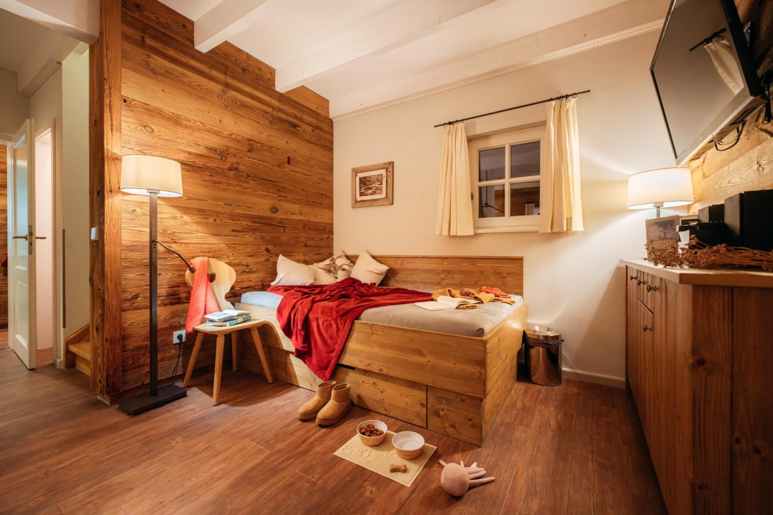 Living room, Bed in Das Schierke Harzresort