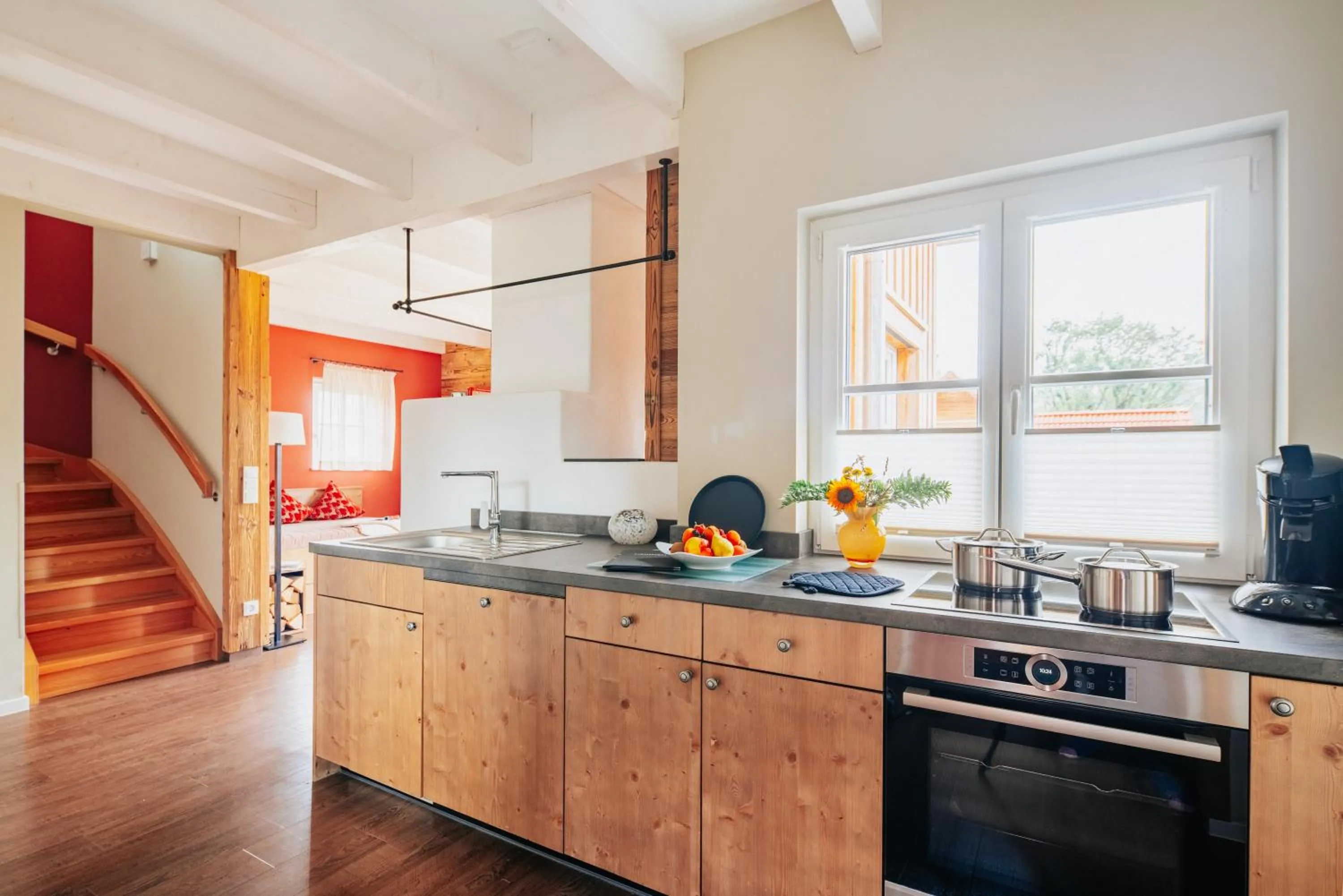 Kitchen or kitchenette in Das Schierke Harzresort