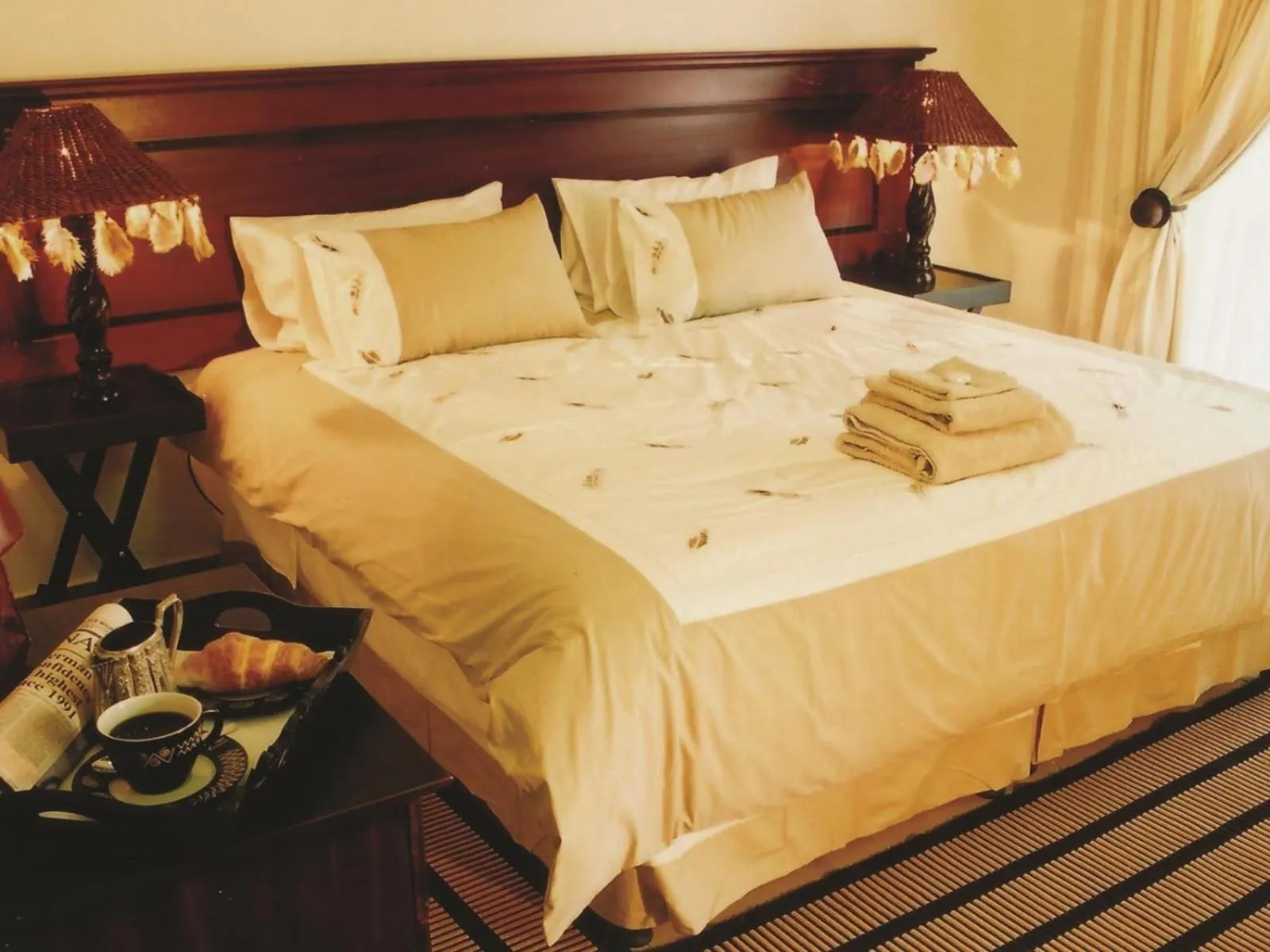 Bed in Falling Feather Inn