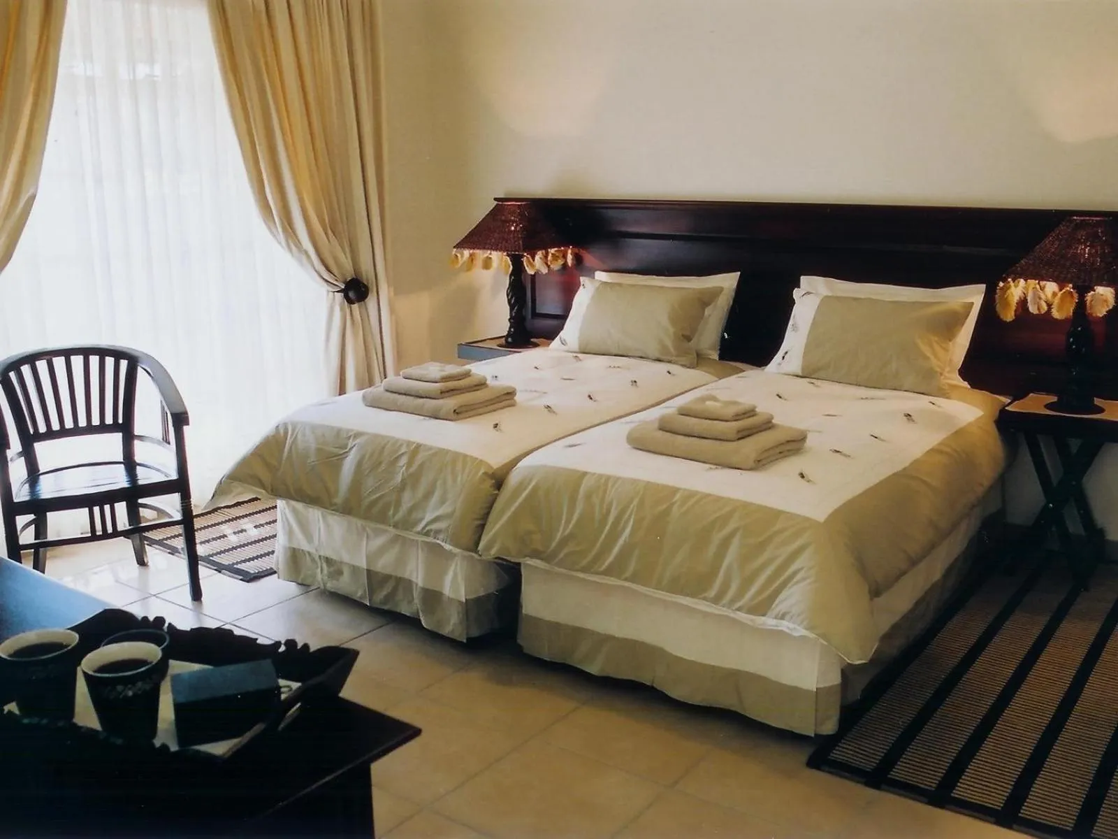 Bed in Falling Feather Inn