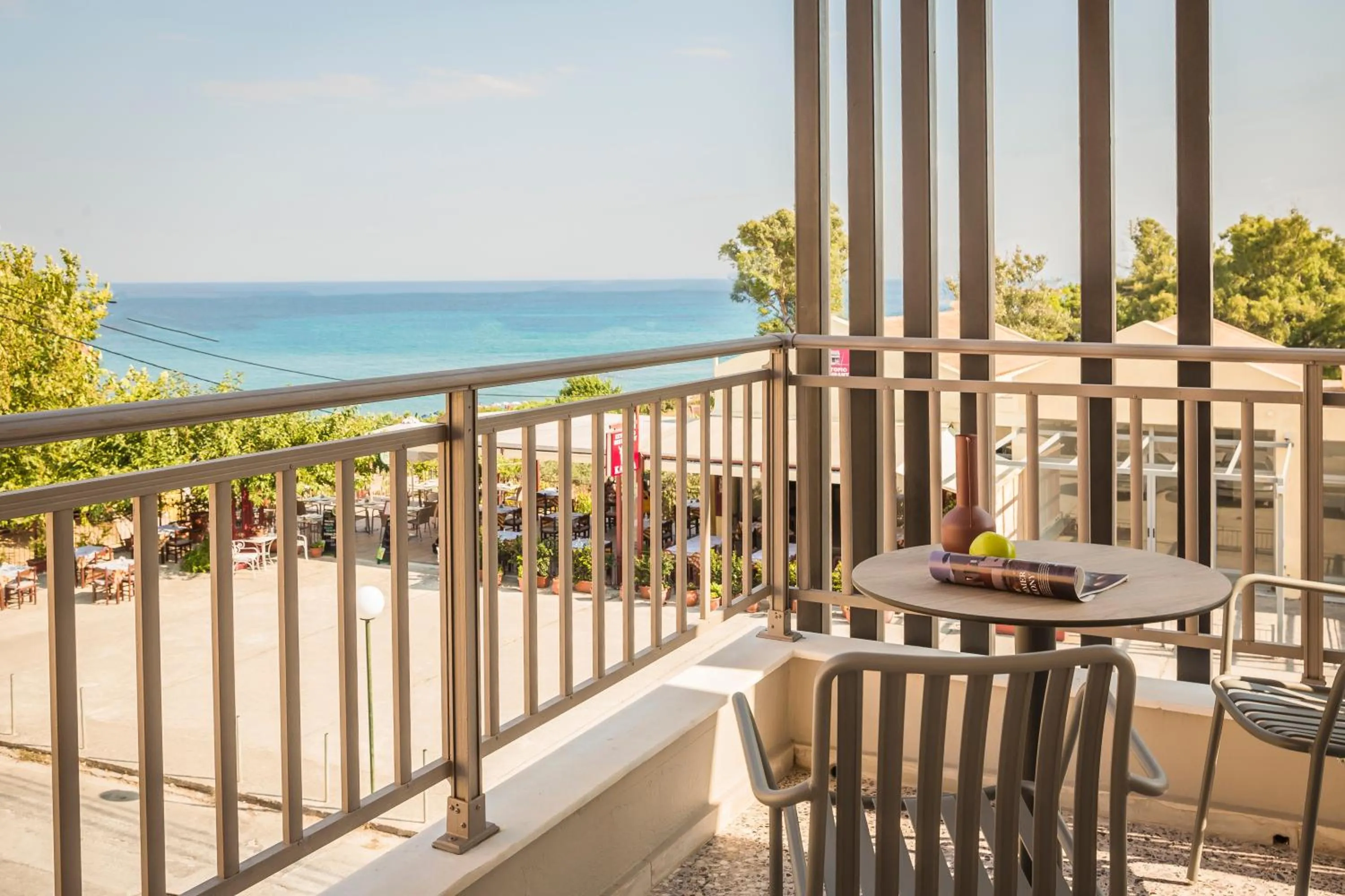 Balcony/Terrace in Skala Hotel