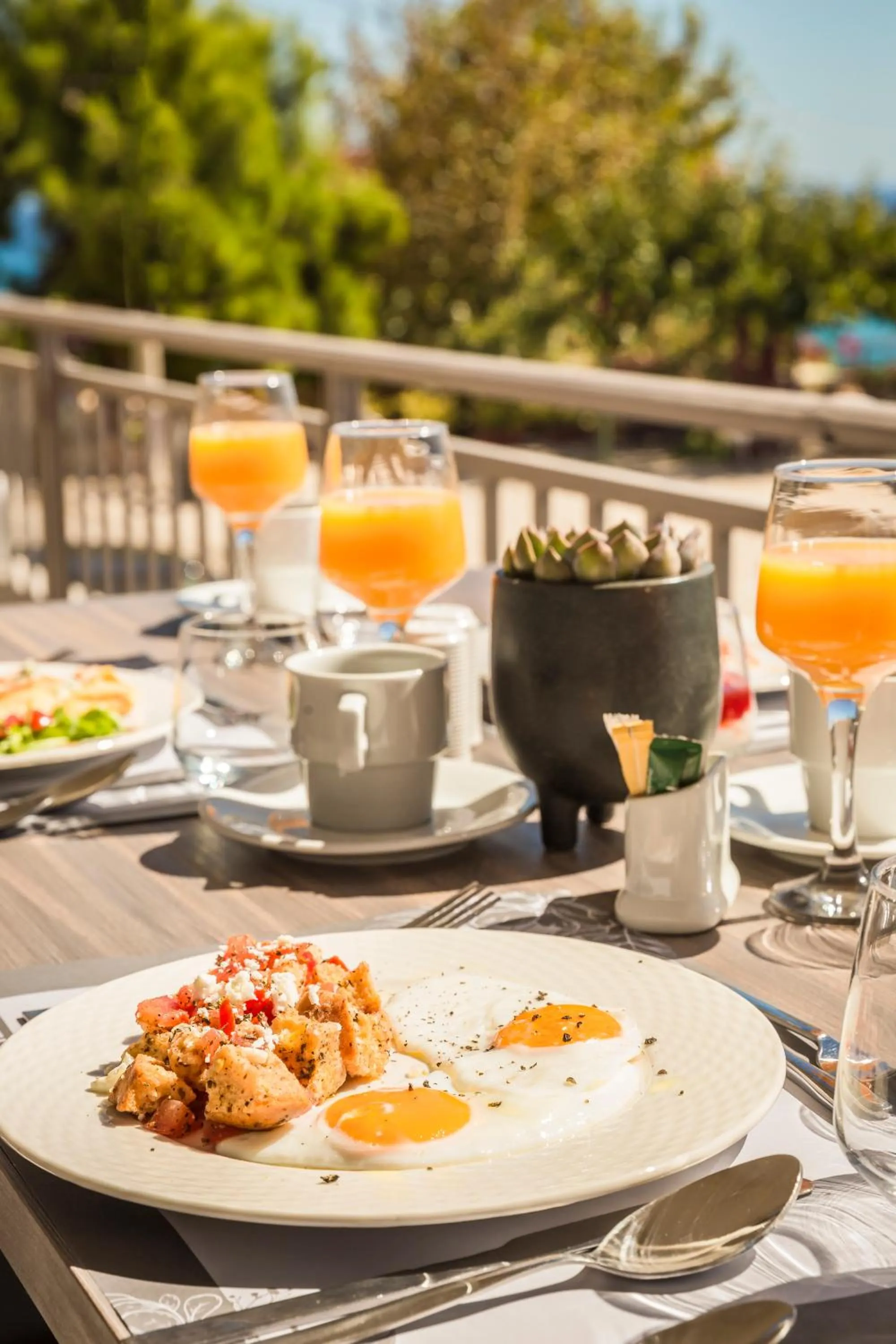 Breakfast in Skala Hotel