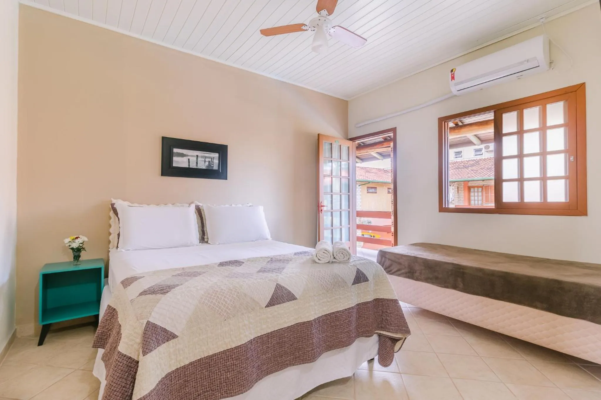 Bed in Pousada Chaday