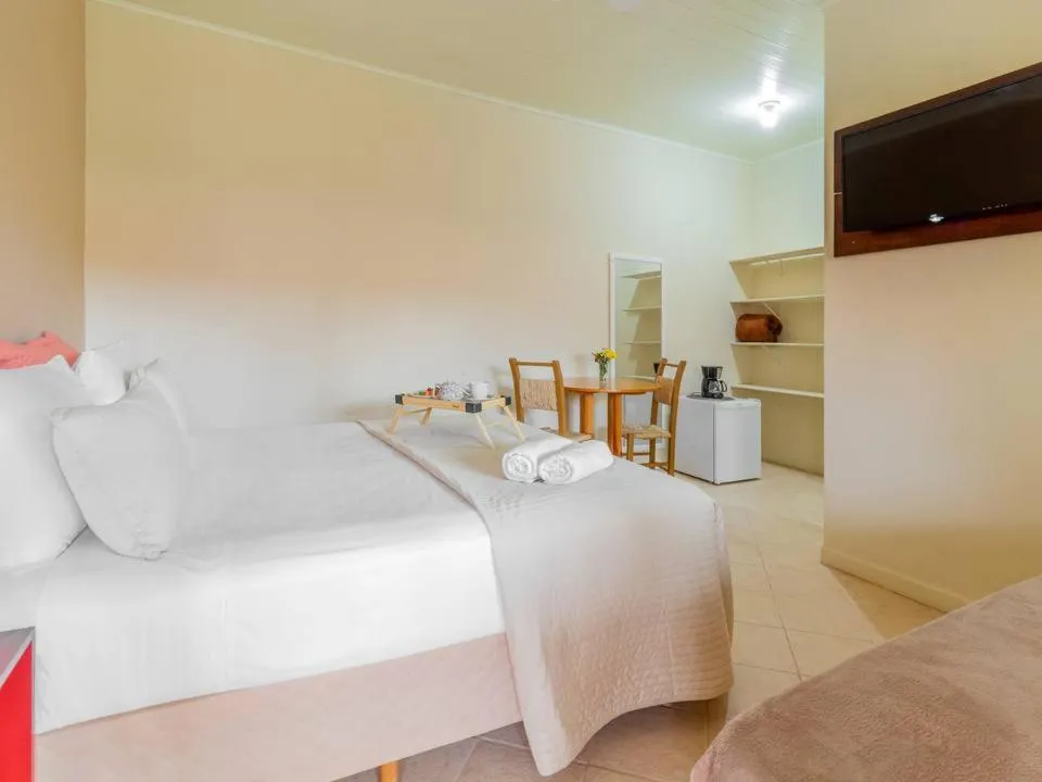 Bed in Pousada Chaday