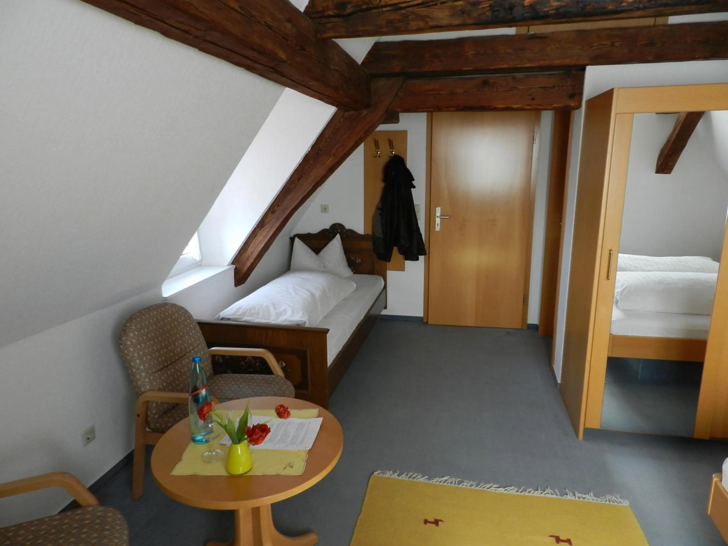 Bedroom, Bed in Gasthof Adler