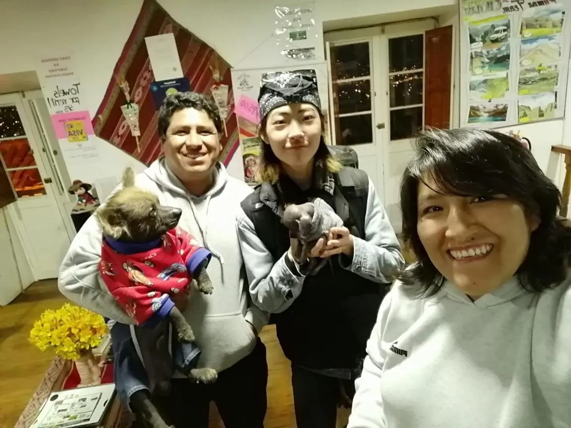 Guests in Gringo's Wasi