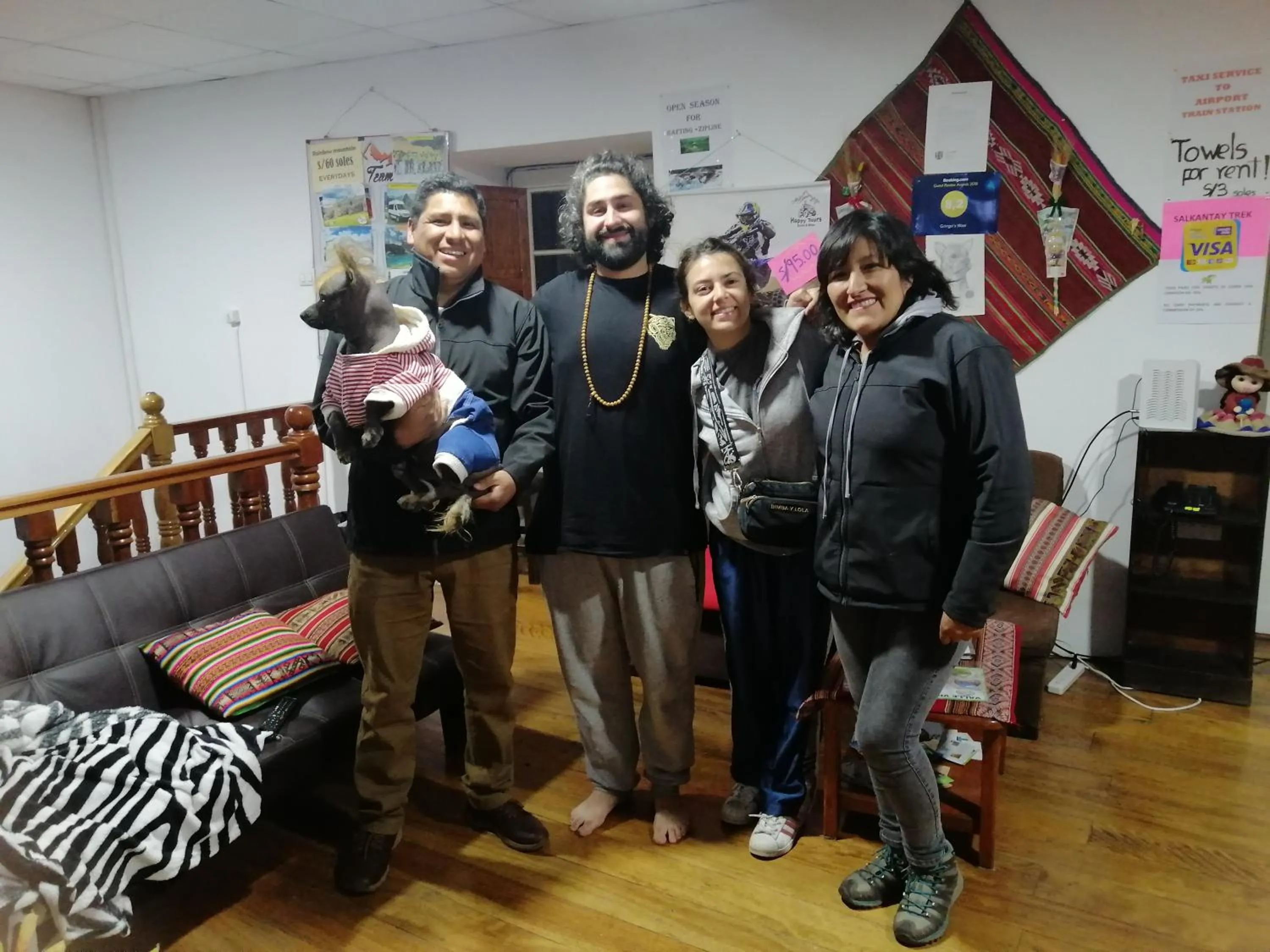 Guests in Gringo's Wasi