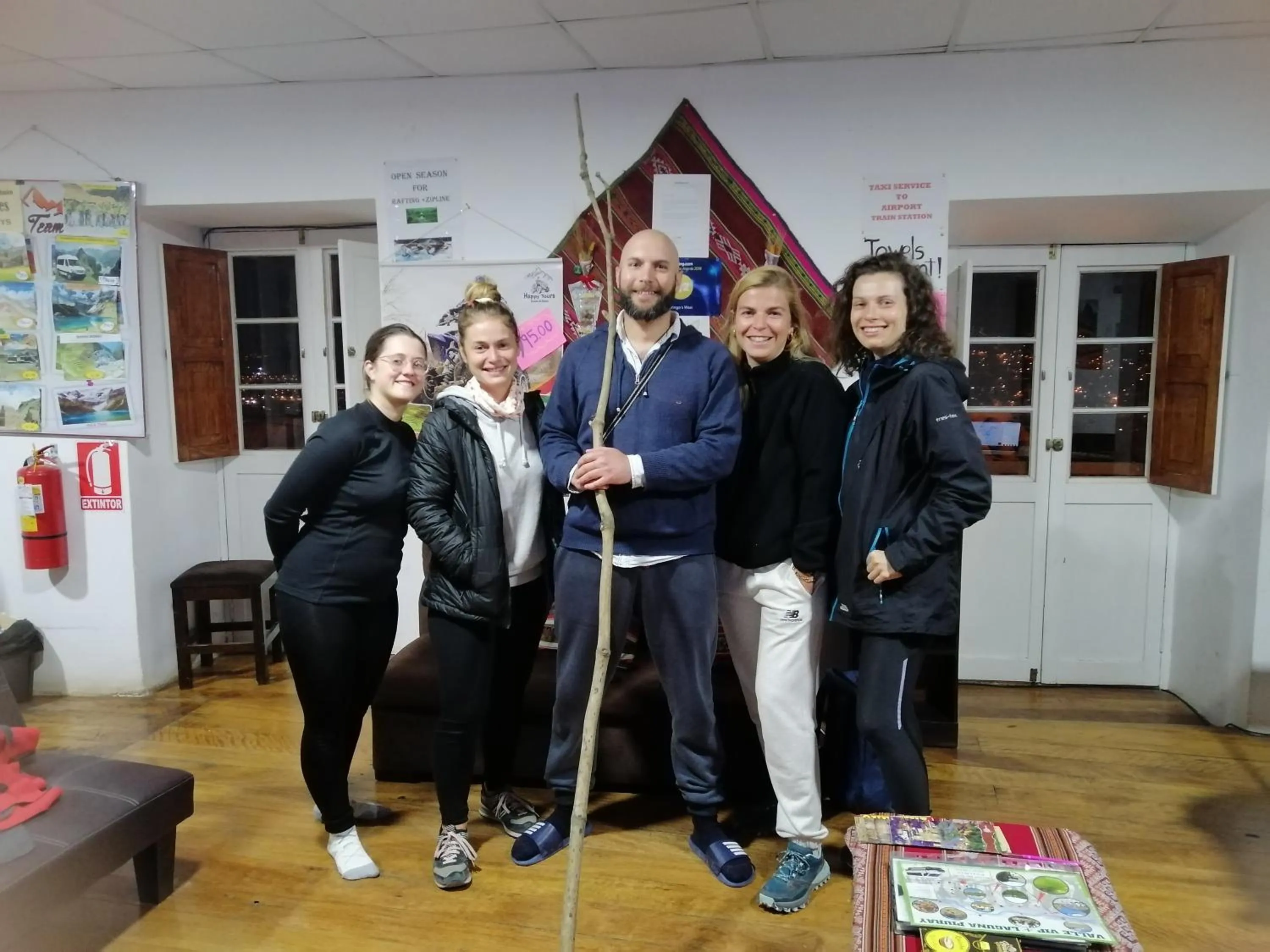 Guests in Gringo's Wasi