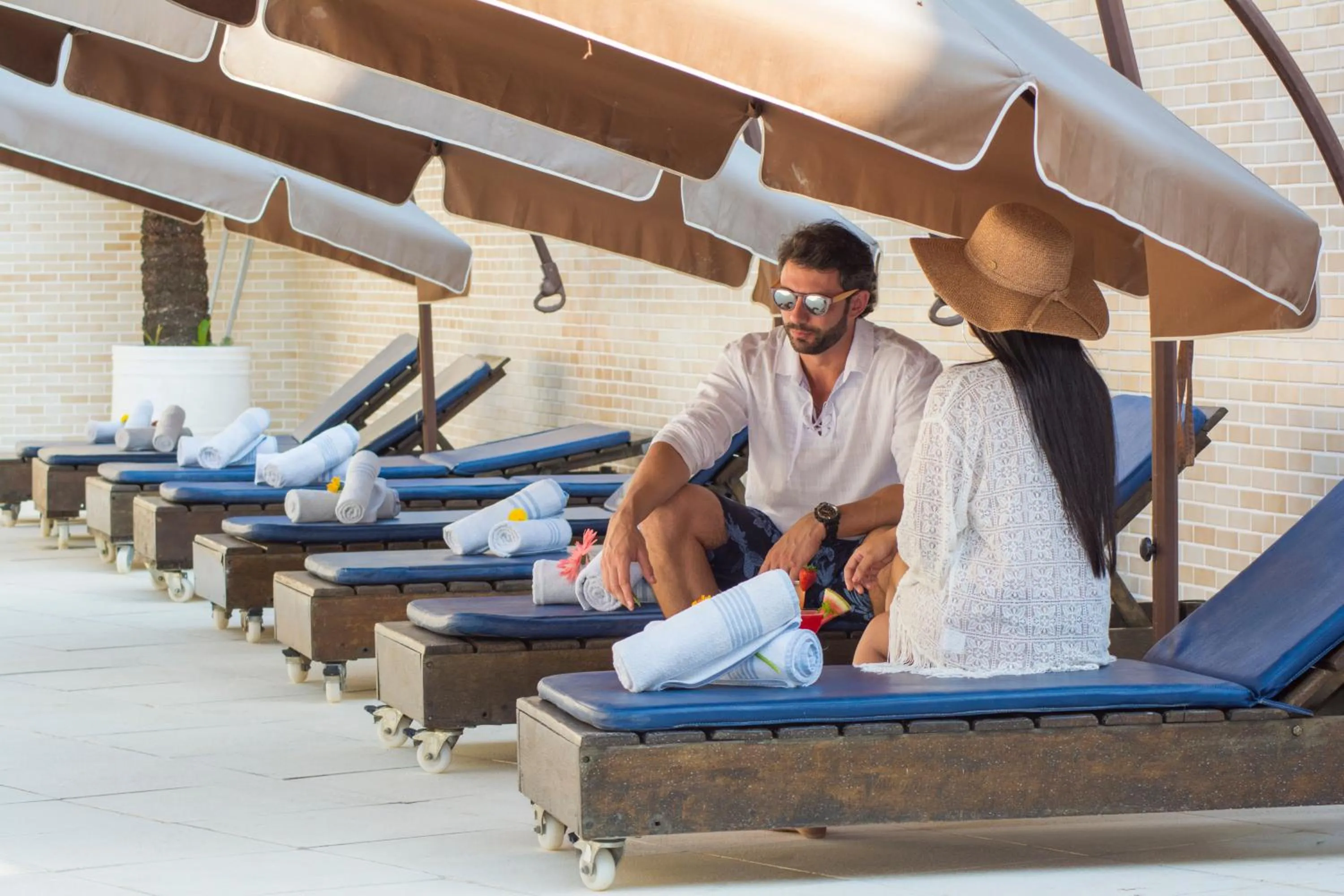 Swimming pool in Strand Hotel Guarujá Frente Mar