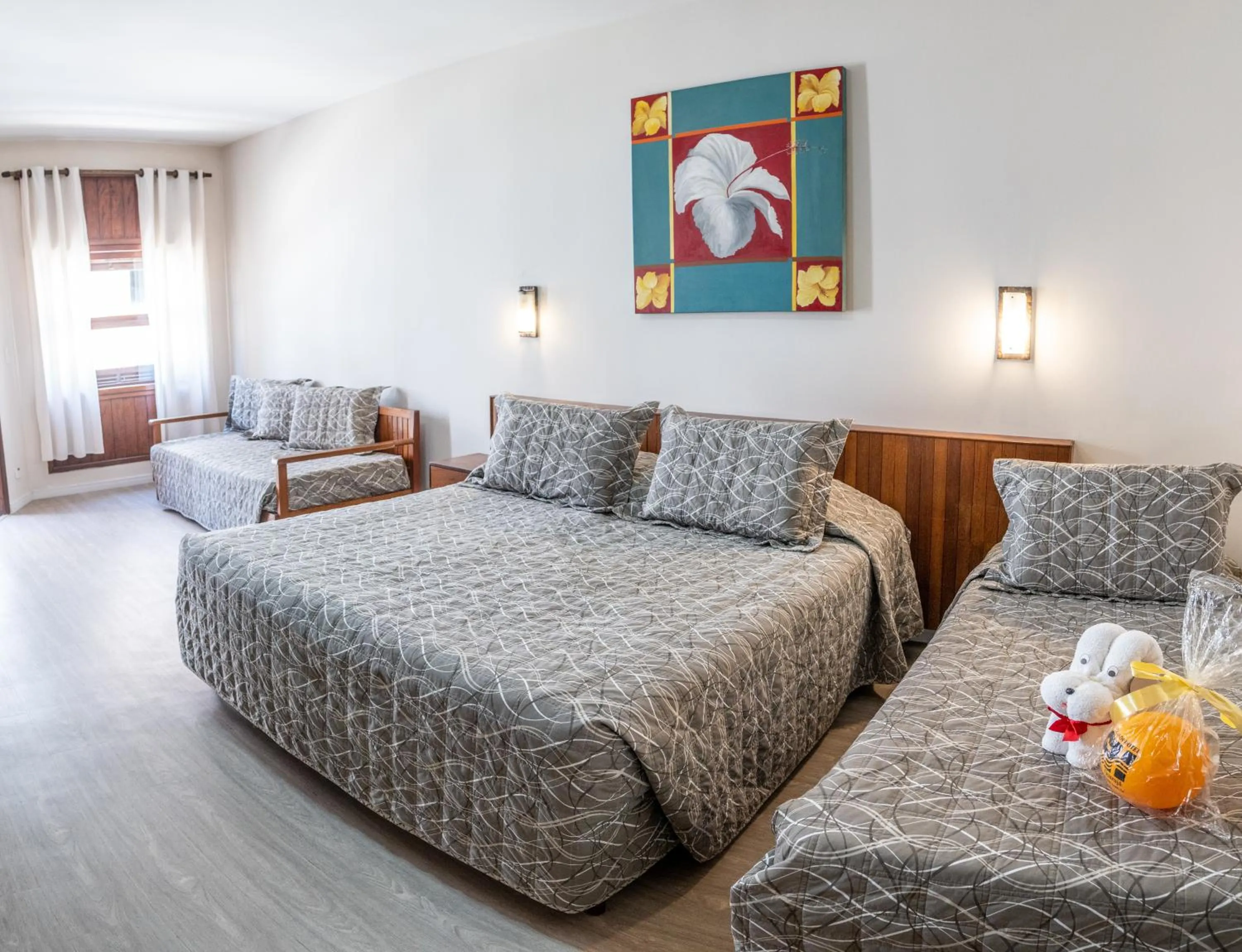 Bedroom in Strand Hotel Guarujá Frente Mar