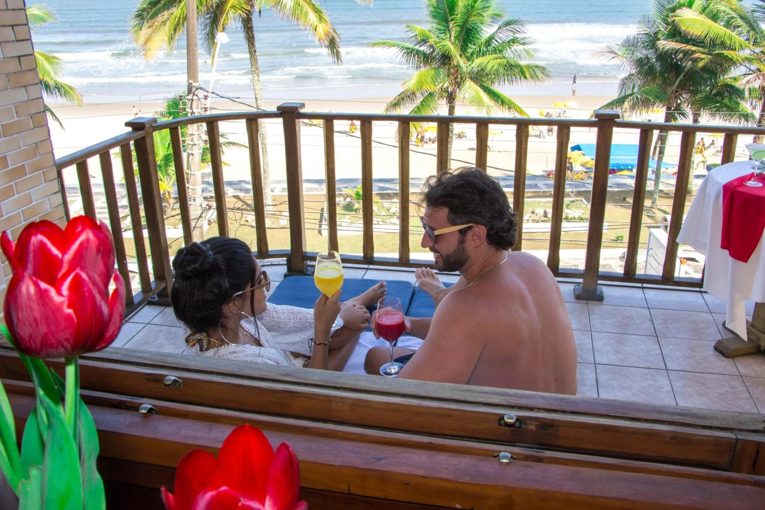 Sea view in Strand Hotel Guarujá Frente Mar