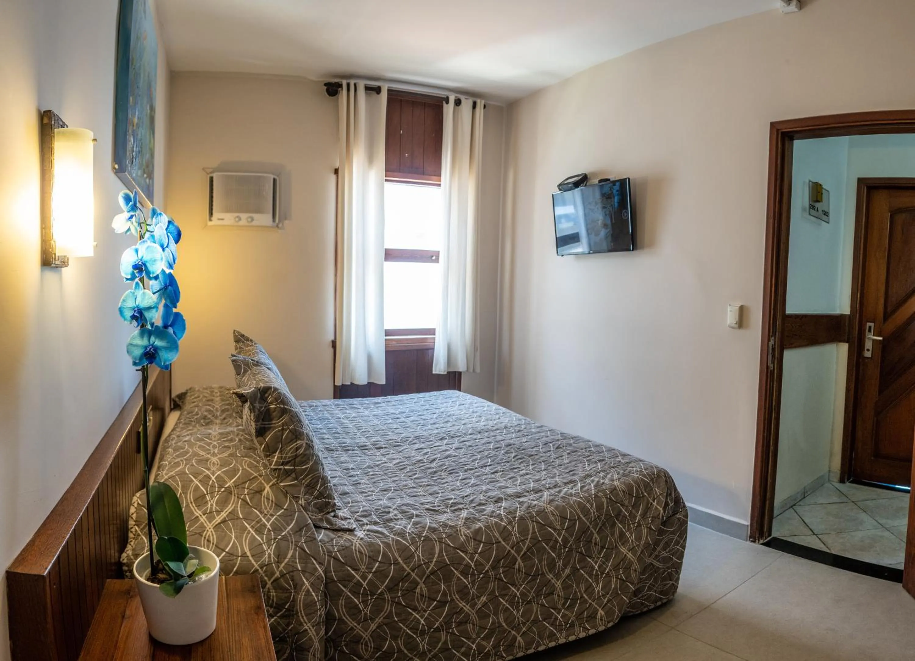 Bedroom in Strand Hotel Guarujá Frente Mar