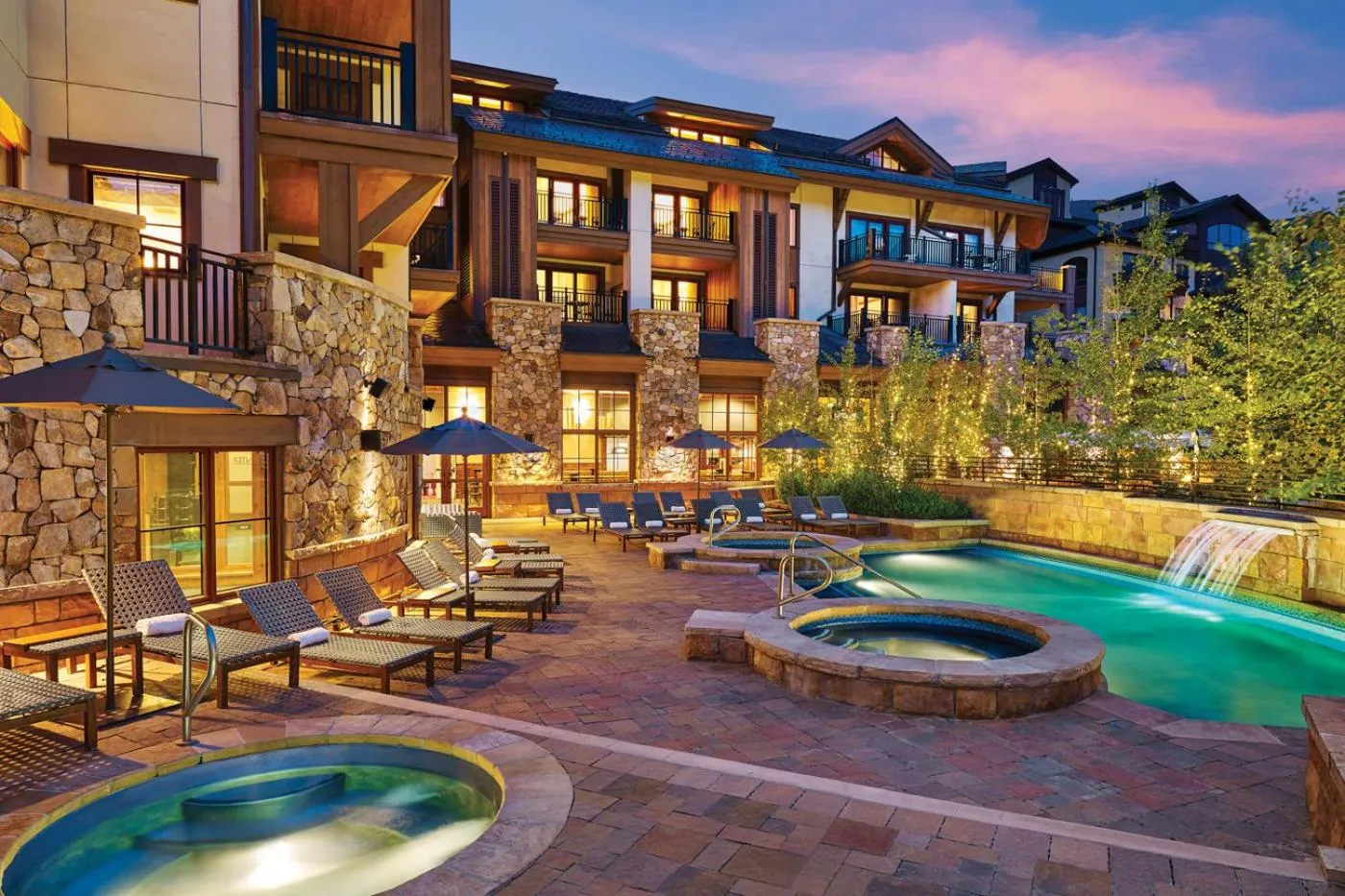 Swimming pool in The Sebastian - Vail