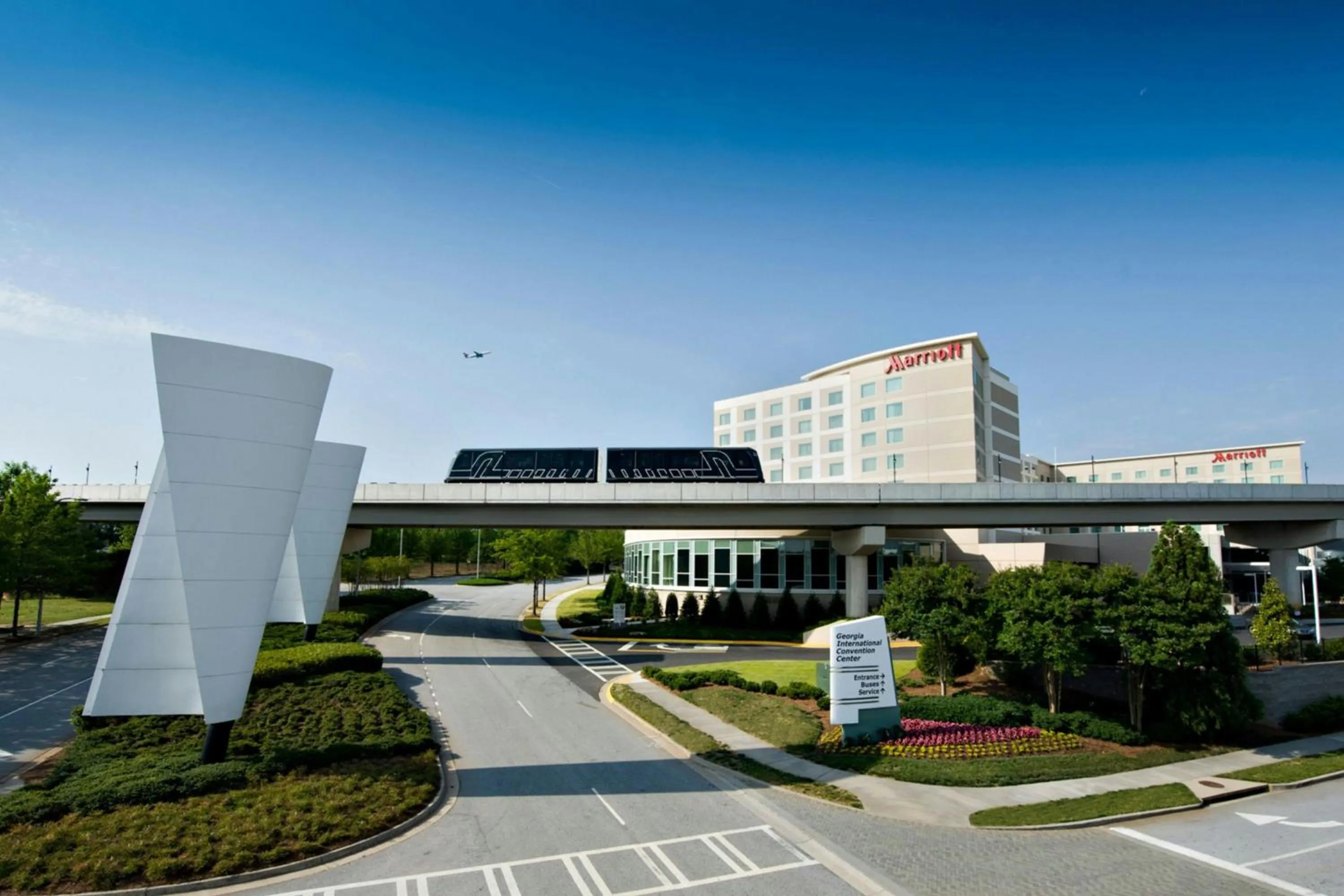 Property building in Atlanta Airport Marriott Gateway
