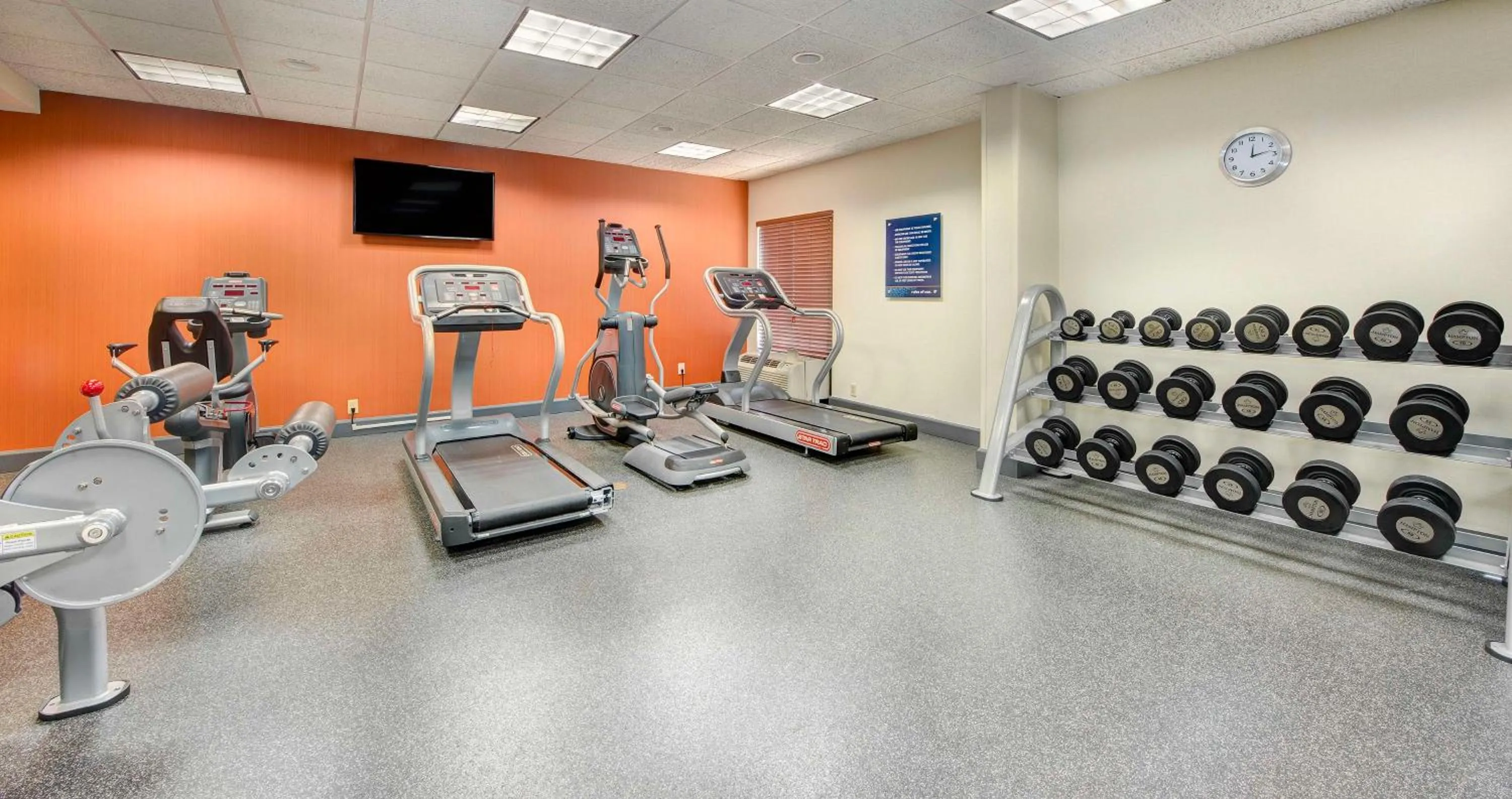 Fitness centre/facilities in Hampton Inn Spartanburg Hotel