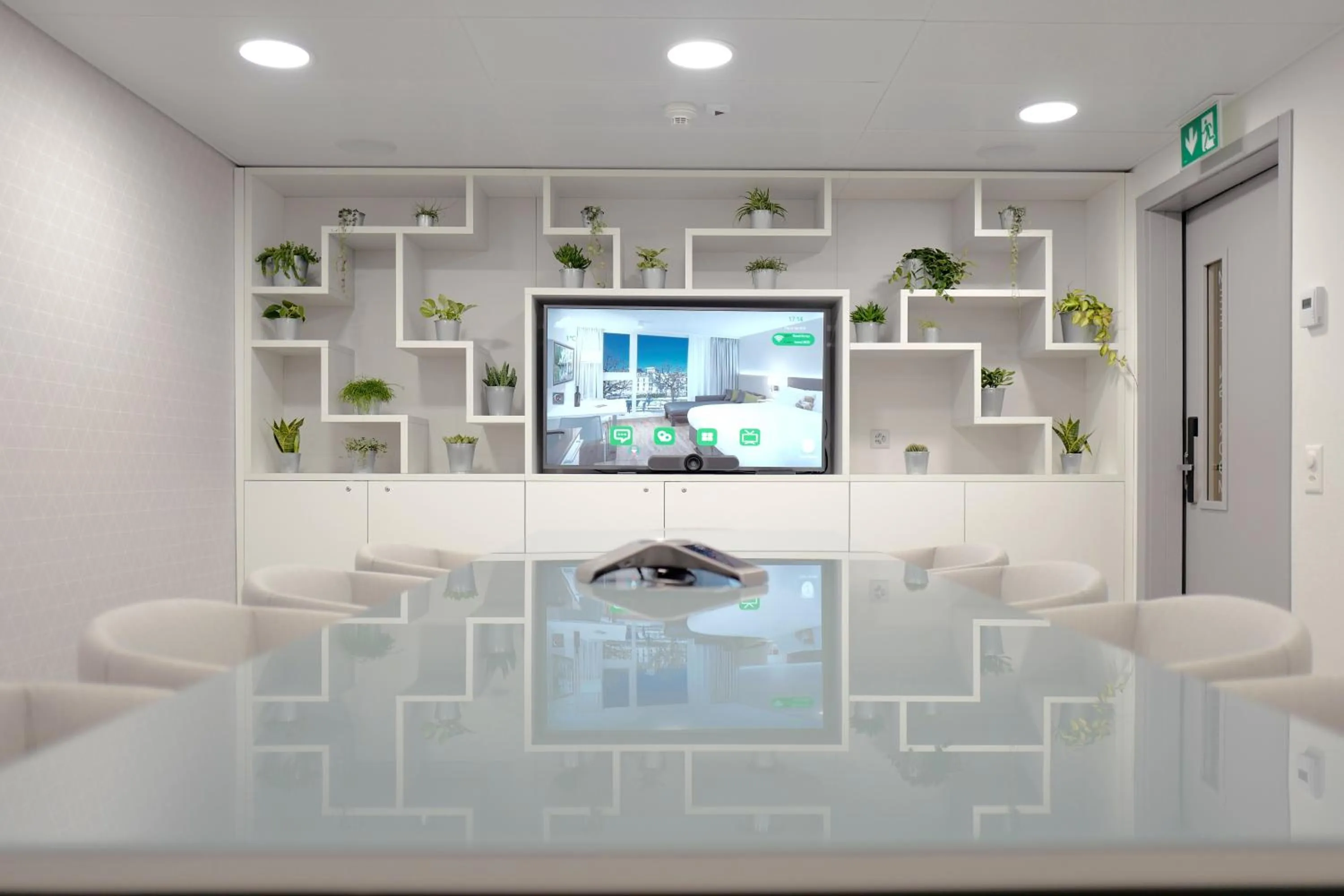 Seating area in Base Vevey