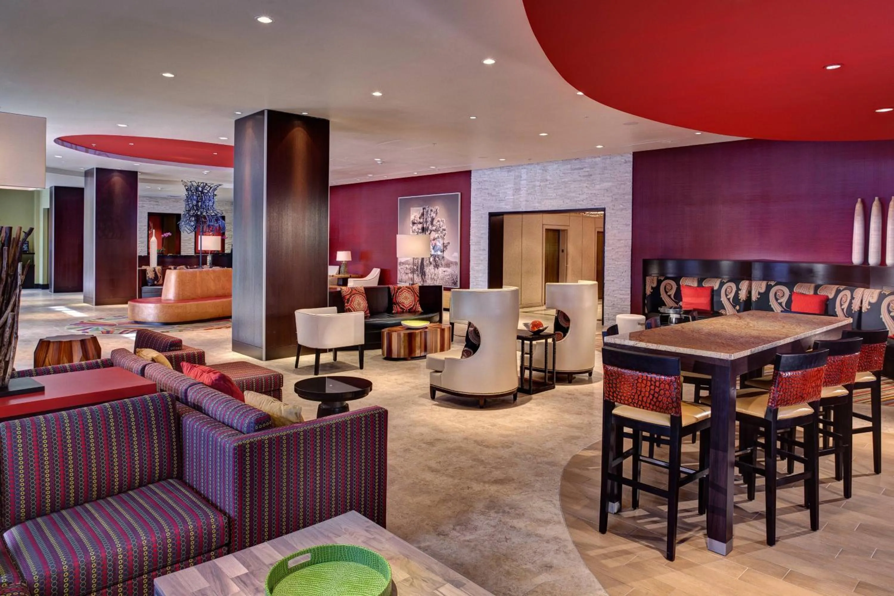 Lobby or reception in Dallas Marriott Downtown