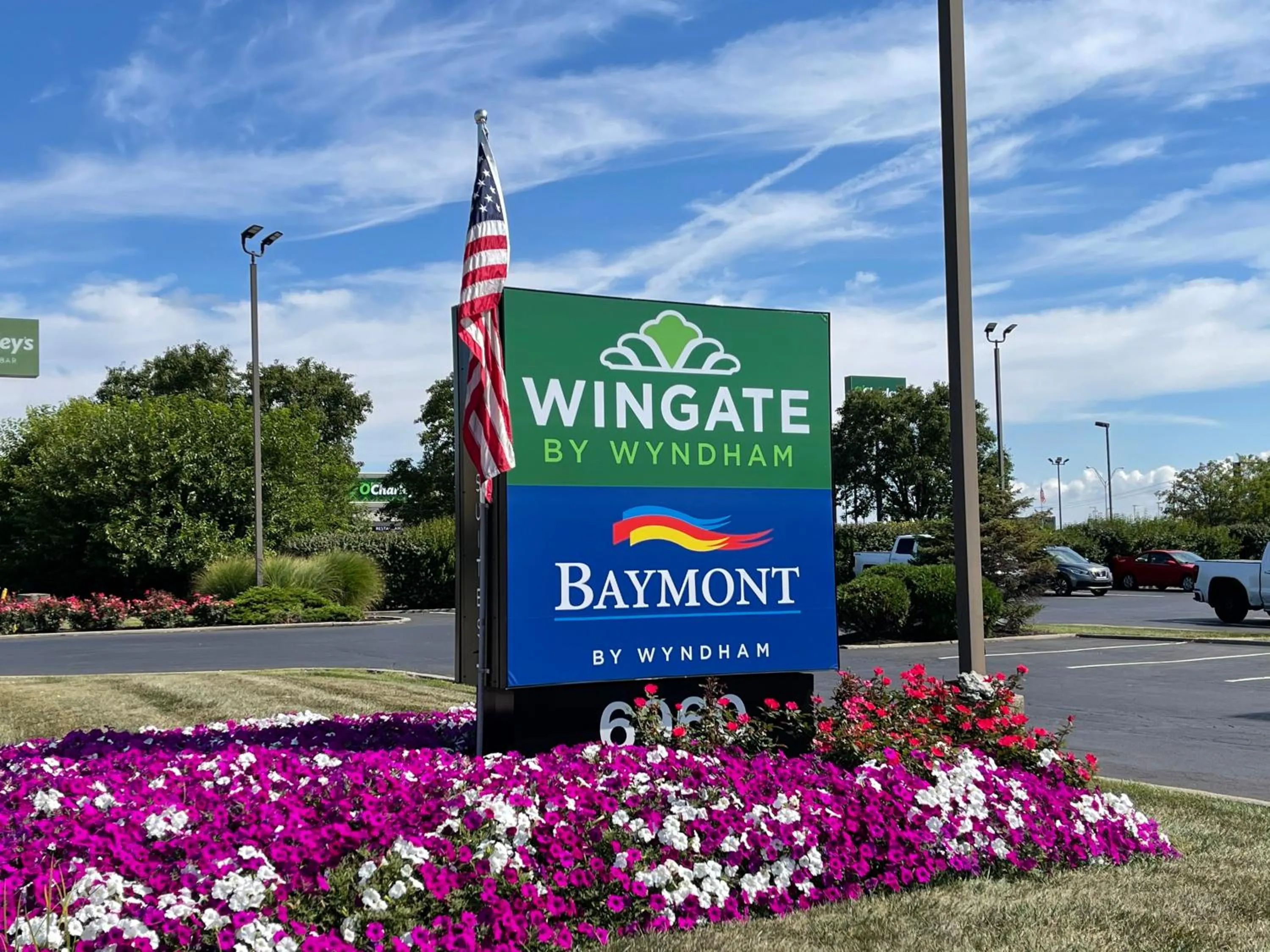 Property logo or sign in Baymont by Wyndham Dayton North