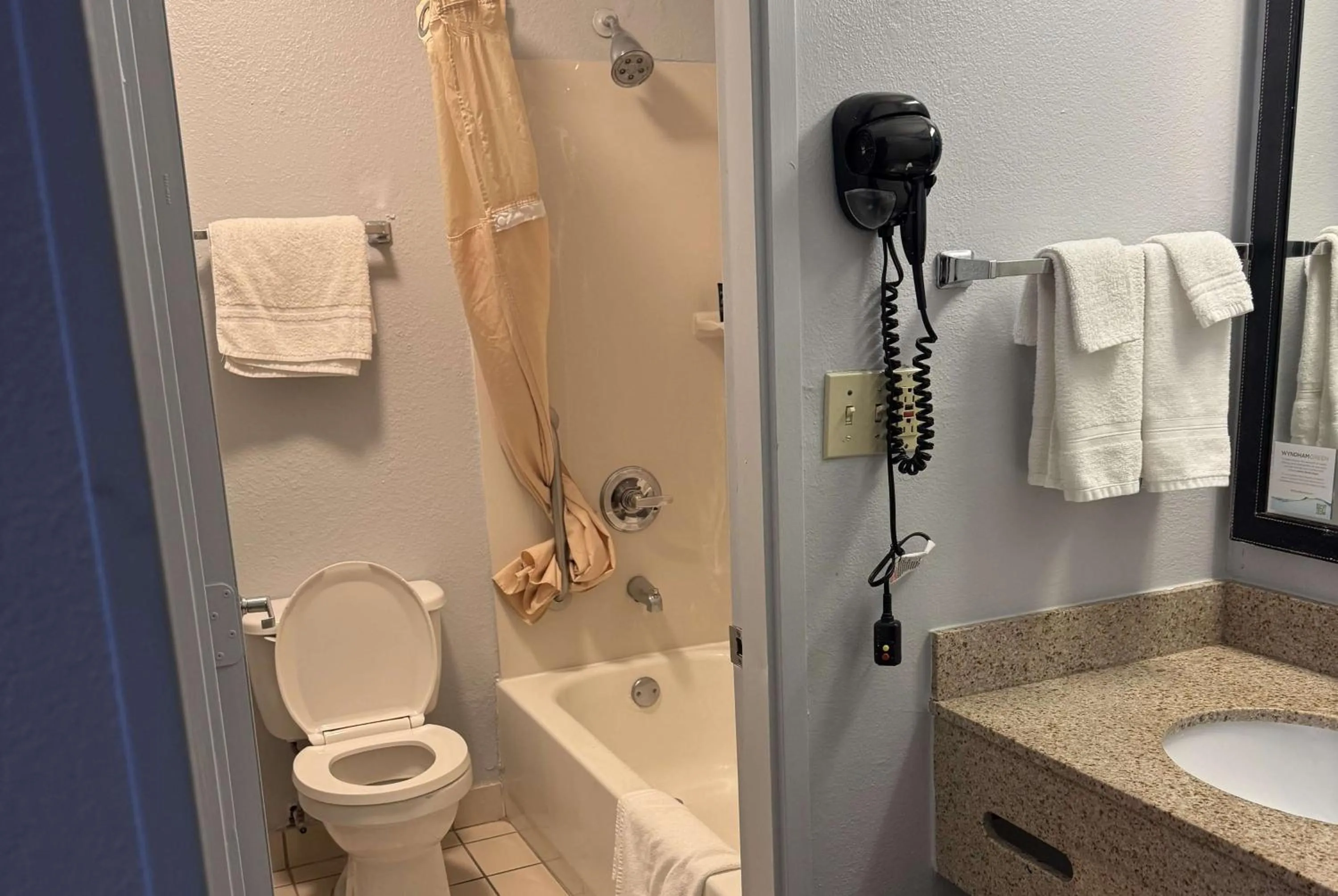 Bathroom in Baymont by Wyndham Dayton North