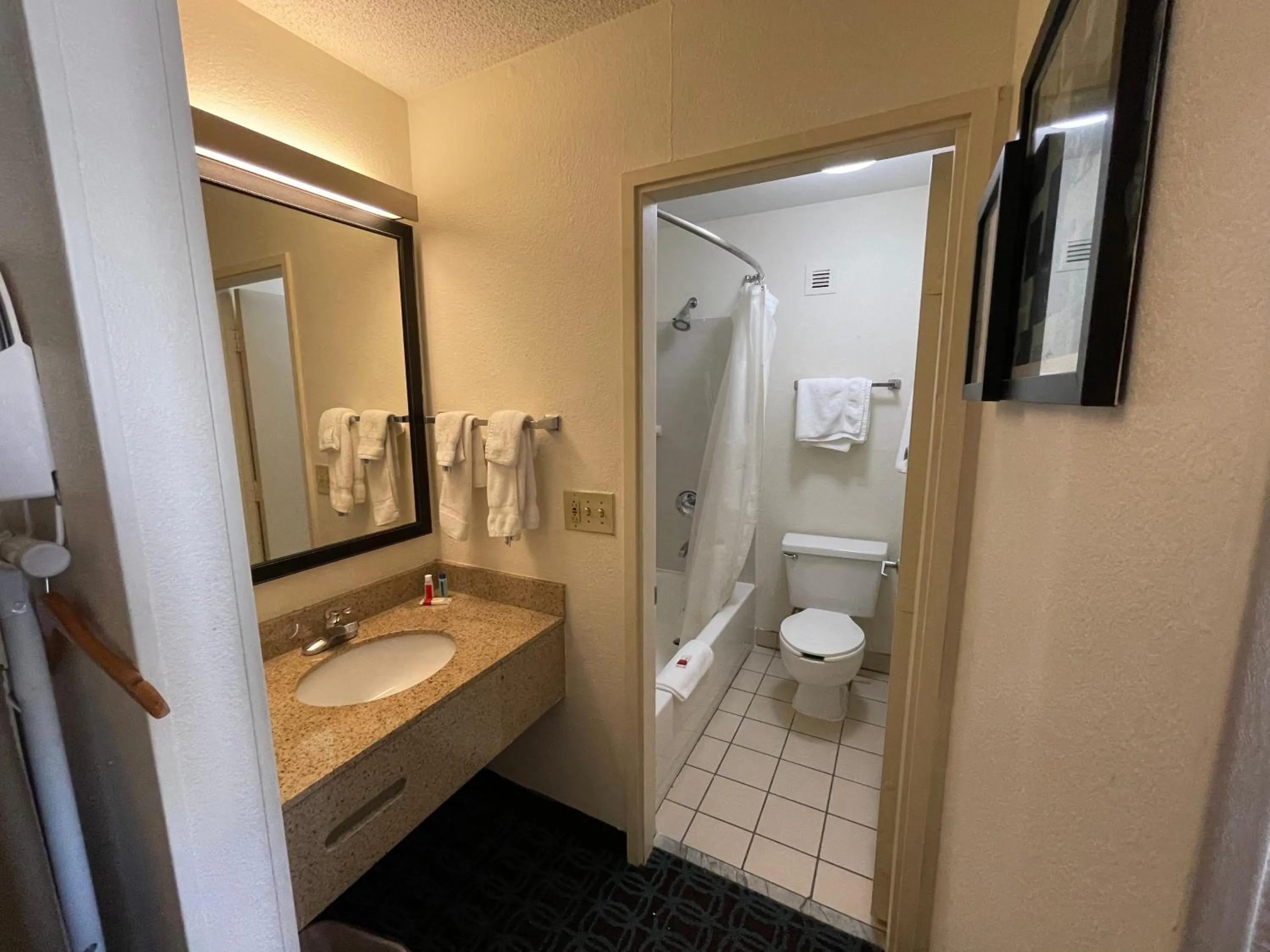 Bathroom in Baymont by Wyndham Dayton North