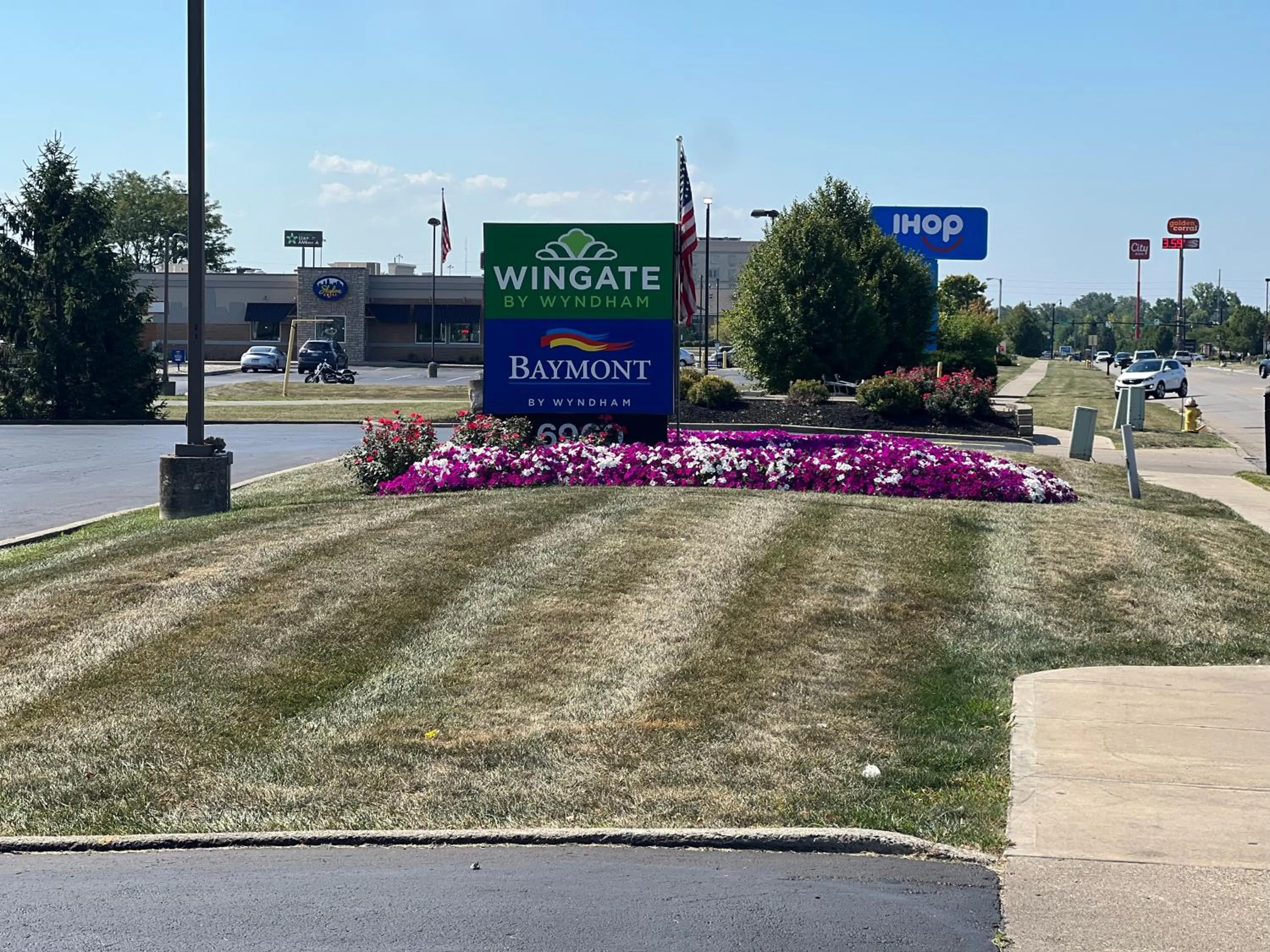 Property logo or sign in Baymont by Wyndham Dayton North