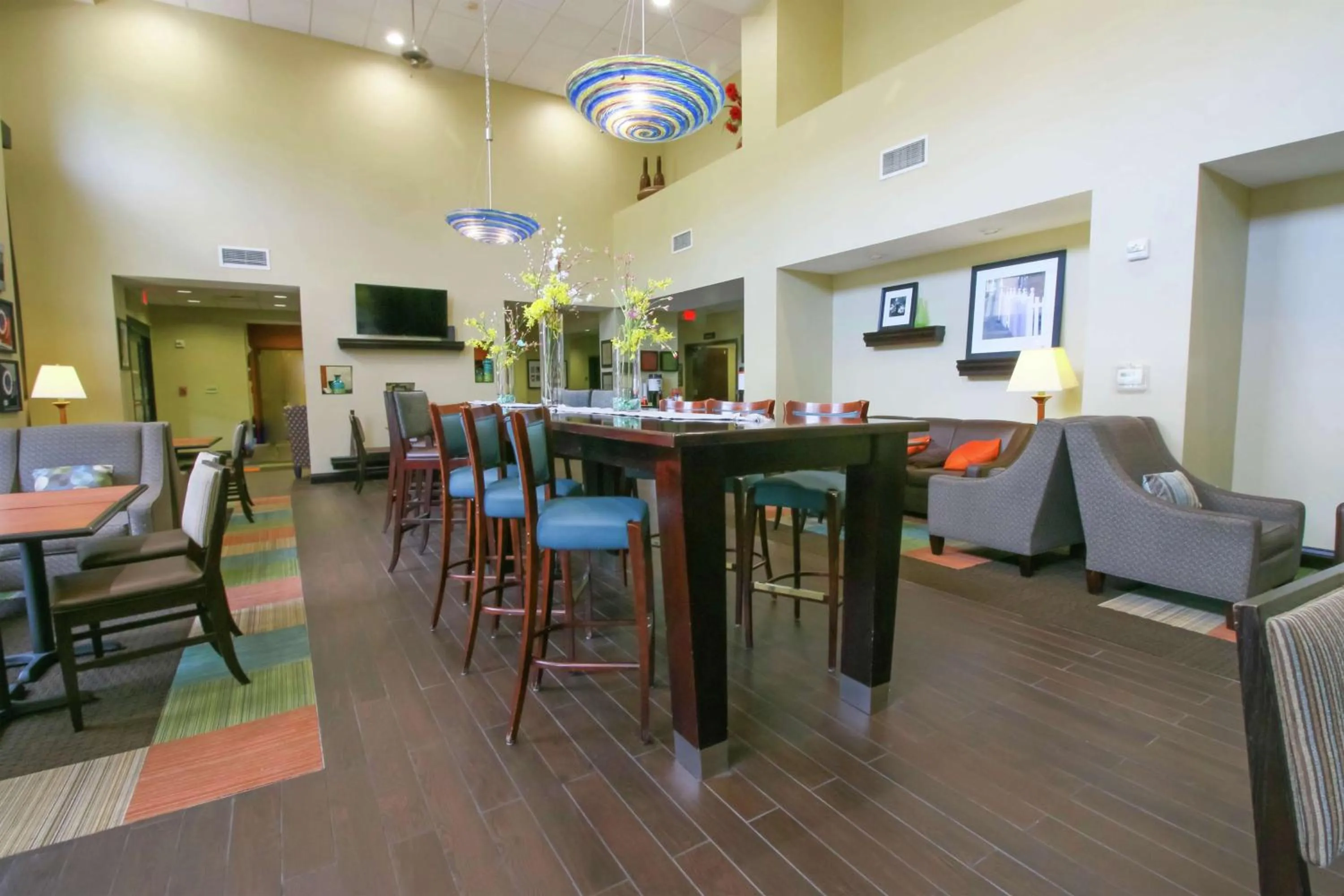 Lobby or reception in Hampton Inn & Suites Flowery Branch