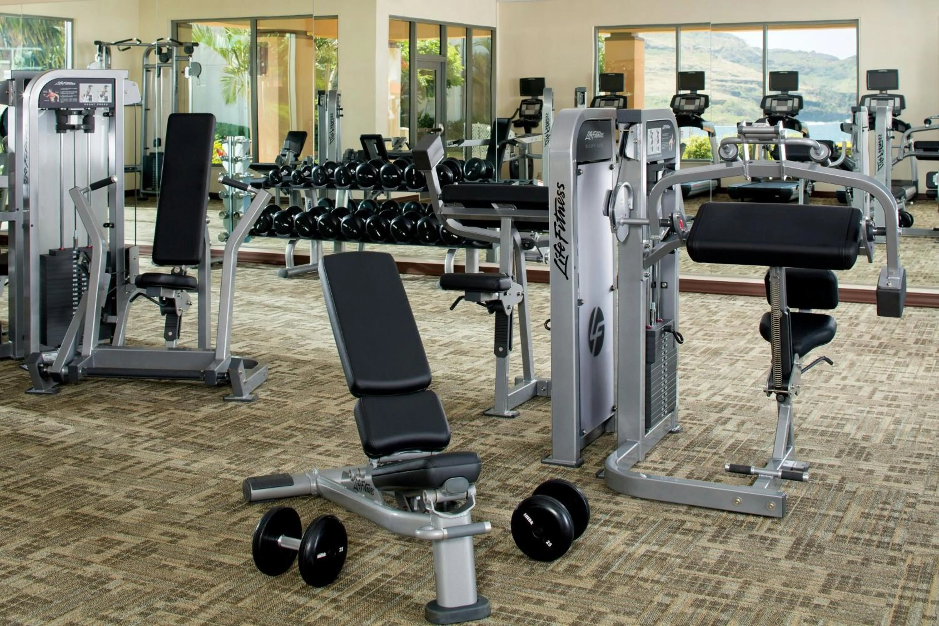 Fitness centre/facilities in Marriott's Kauai Lagoons - Kalanipu'u