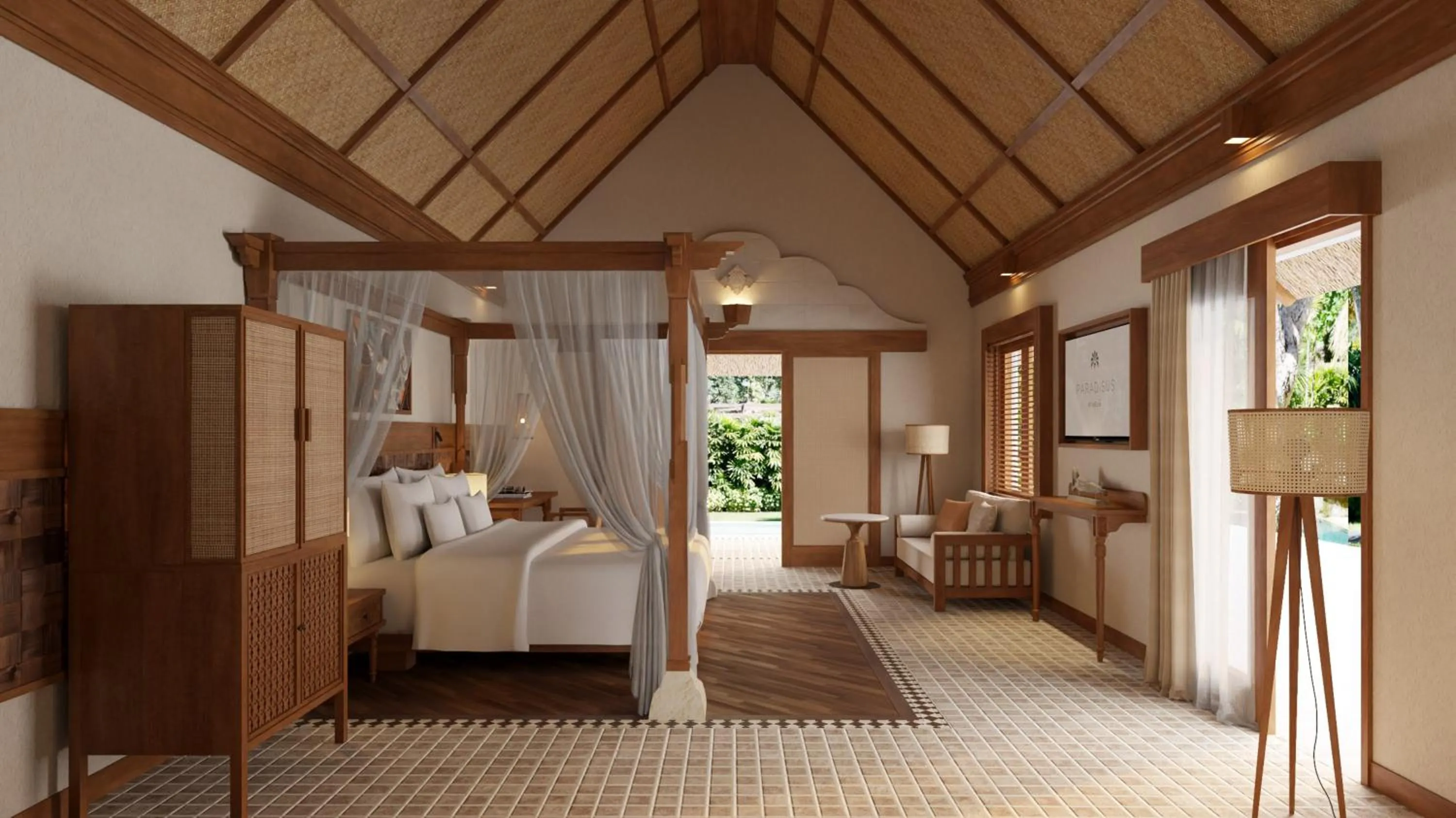 Bedroom, Bed in Paradisus by Meliá Bali