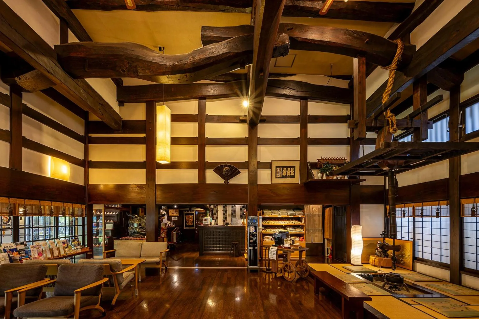 Lobby or reception in Ryokan Asunaro