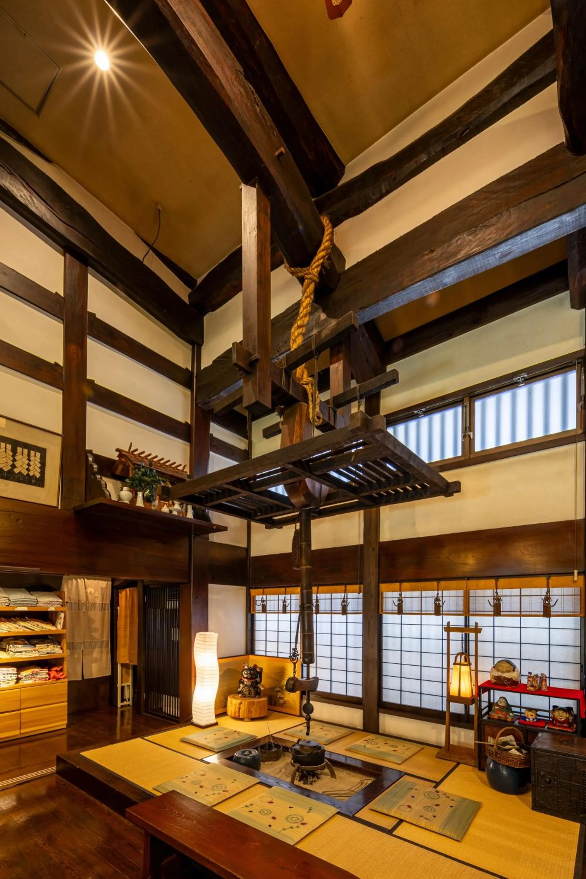 fireplace in Ryokan Asunaro