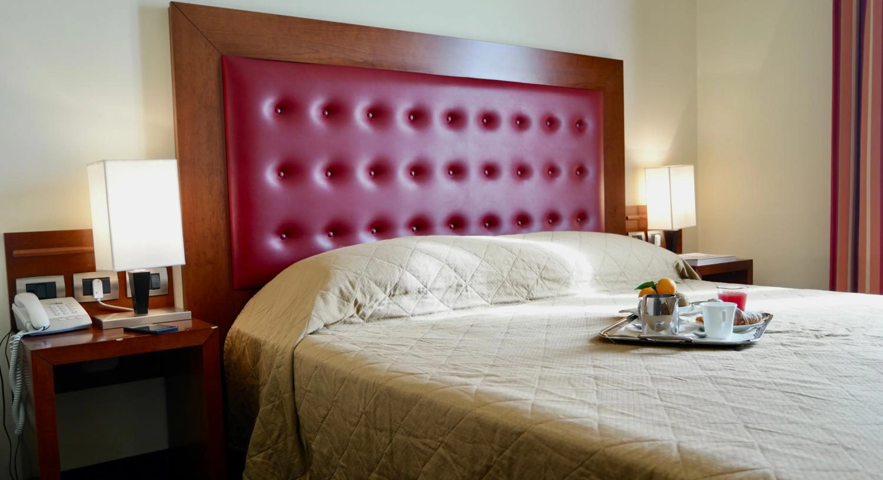 Bed in Santa Caterina Park Hotel