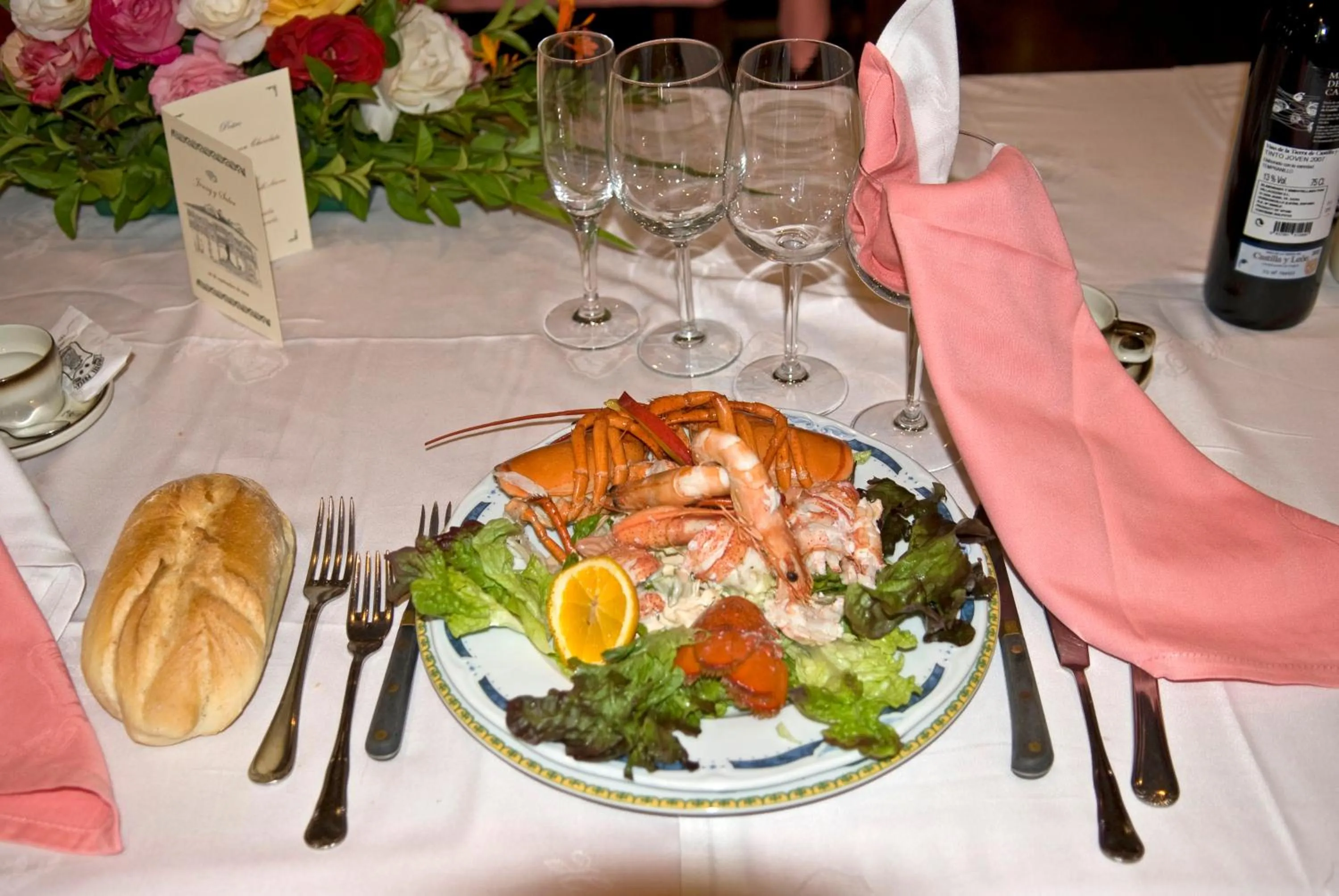 Food close-up in Hotel Presa