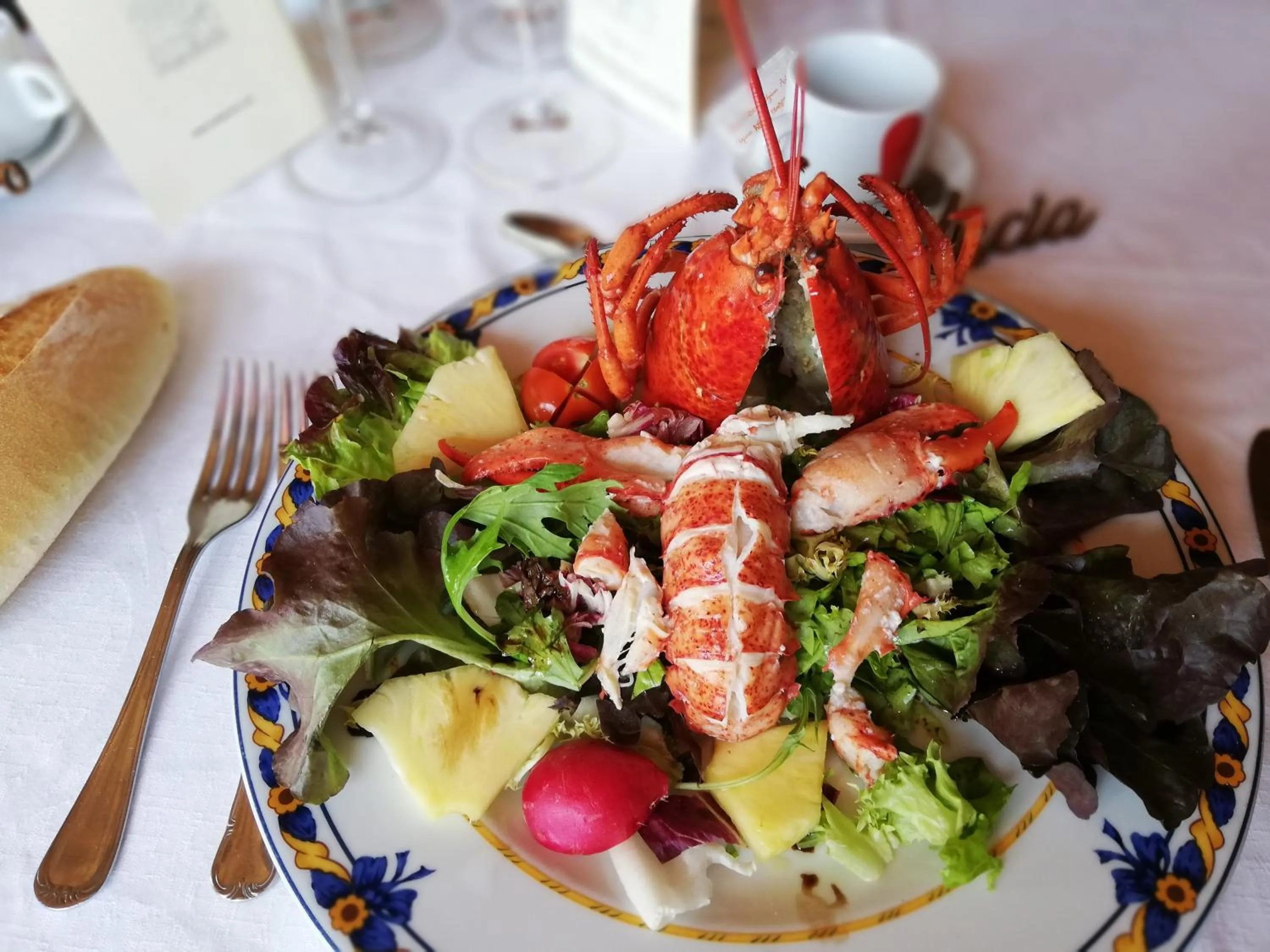 Food close-up in Hotel Presa