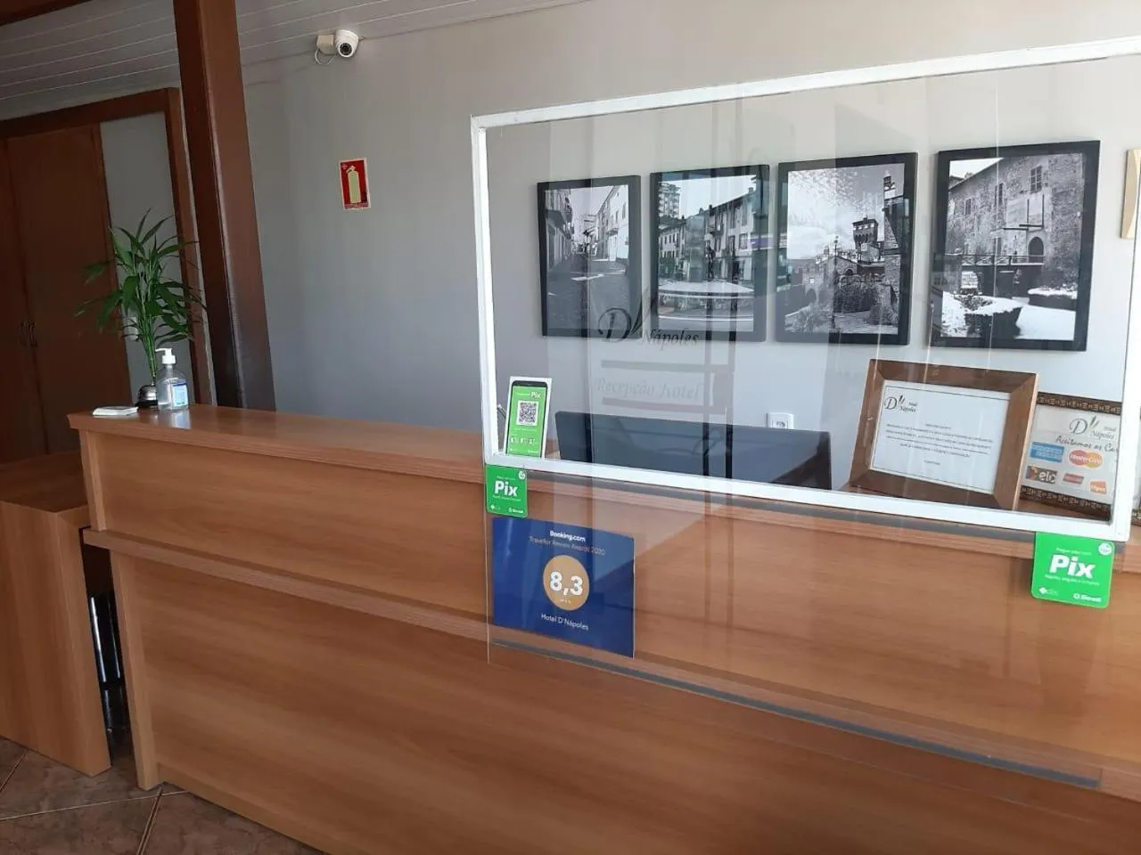 Lobby or reception in Hotel D'Nápoles