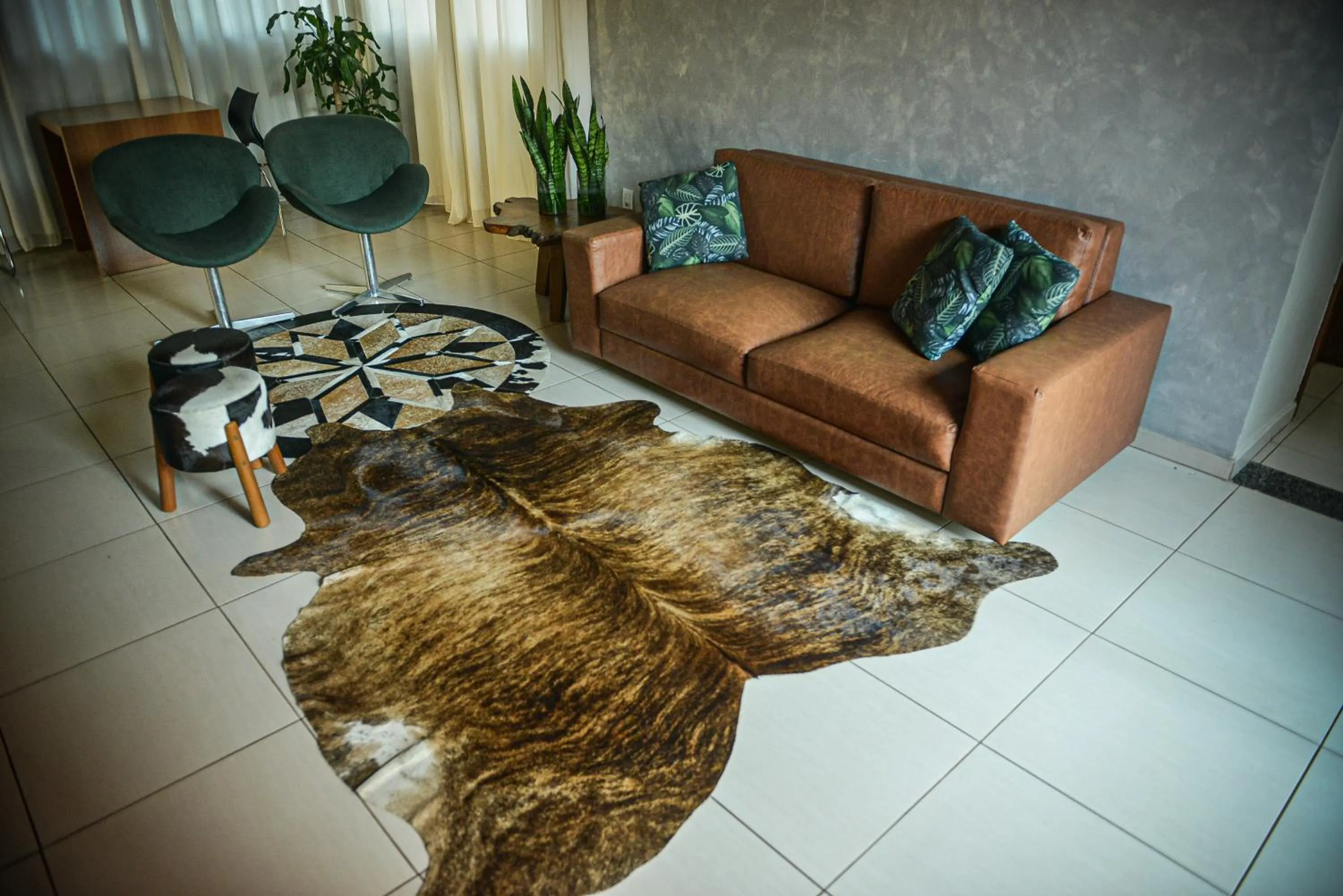 Seating area in Hotel D'Nápoles