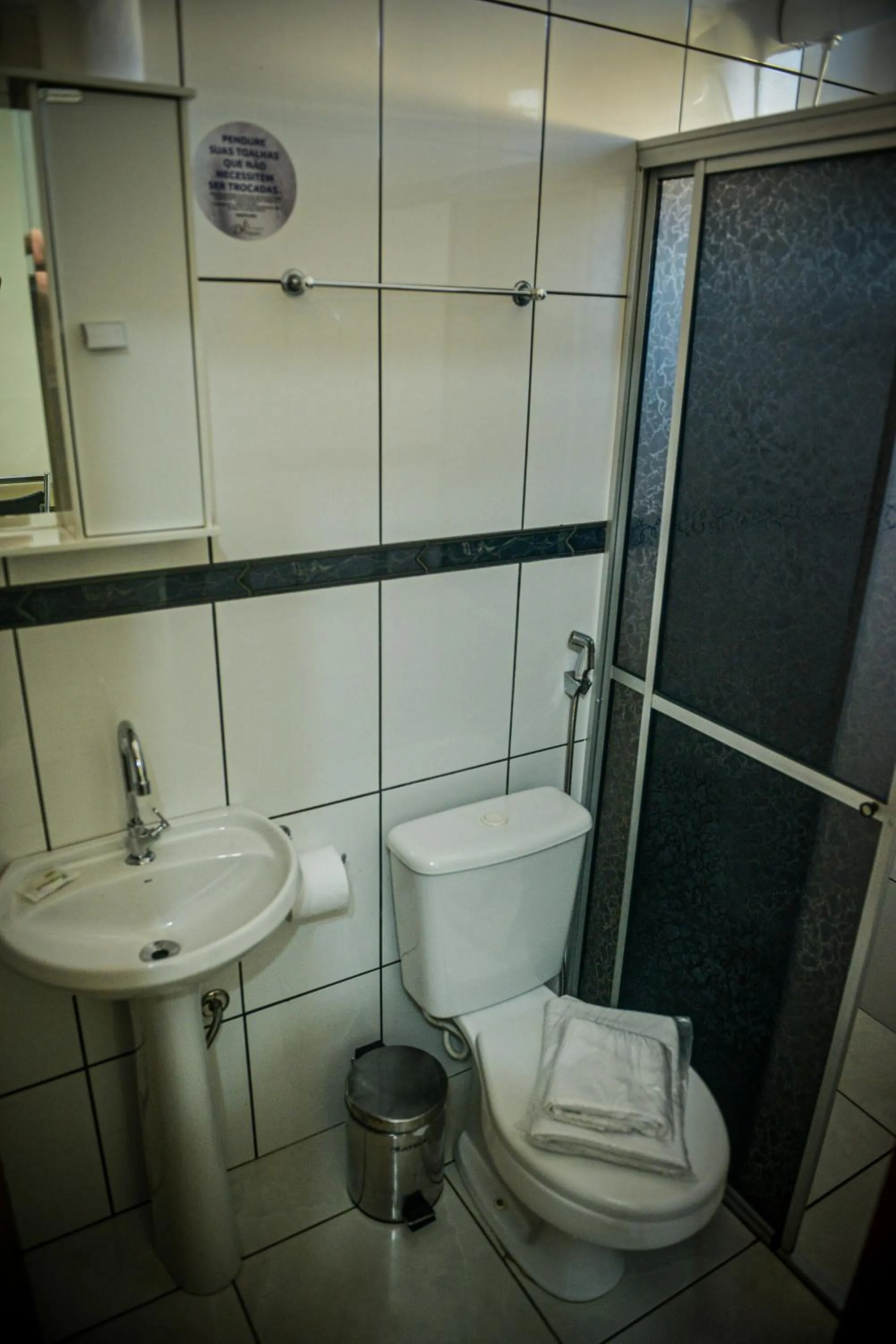 Bathroom in Hotel D'Nápoles