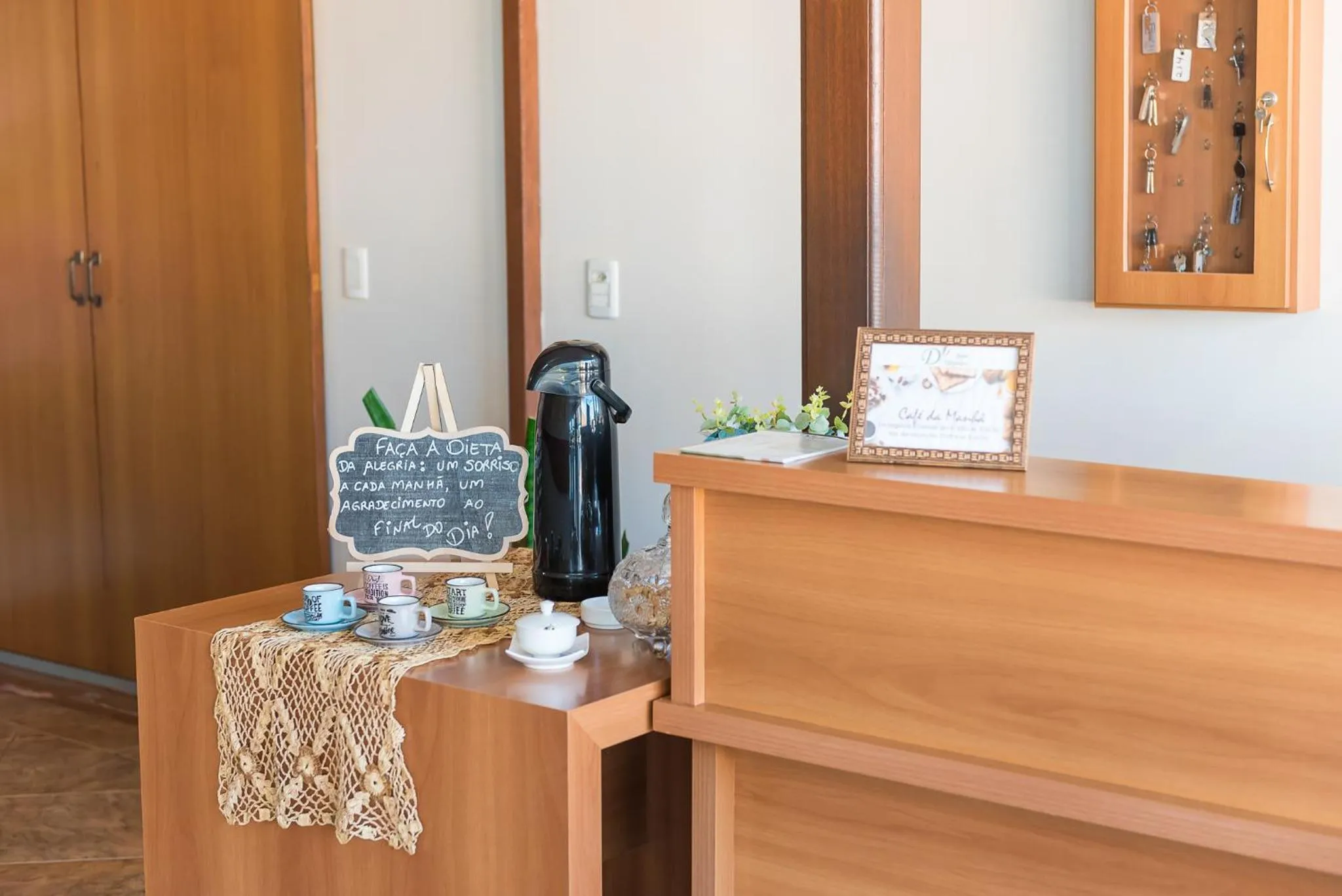 Lobby or reception in Hotel D'Nápoles