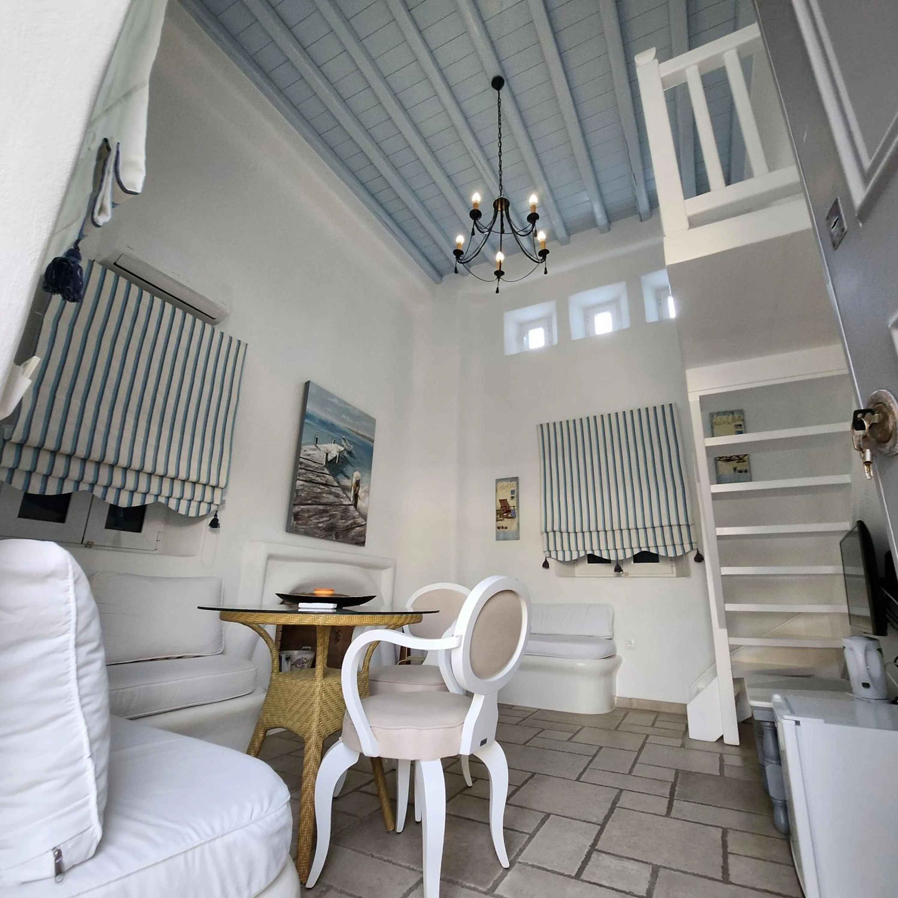 Living room in Mykonian Iros Suites & Villas