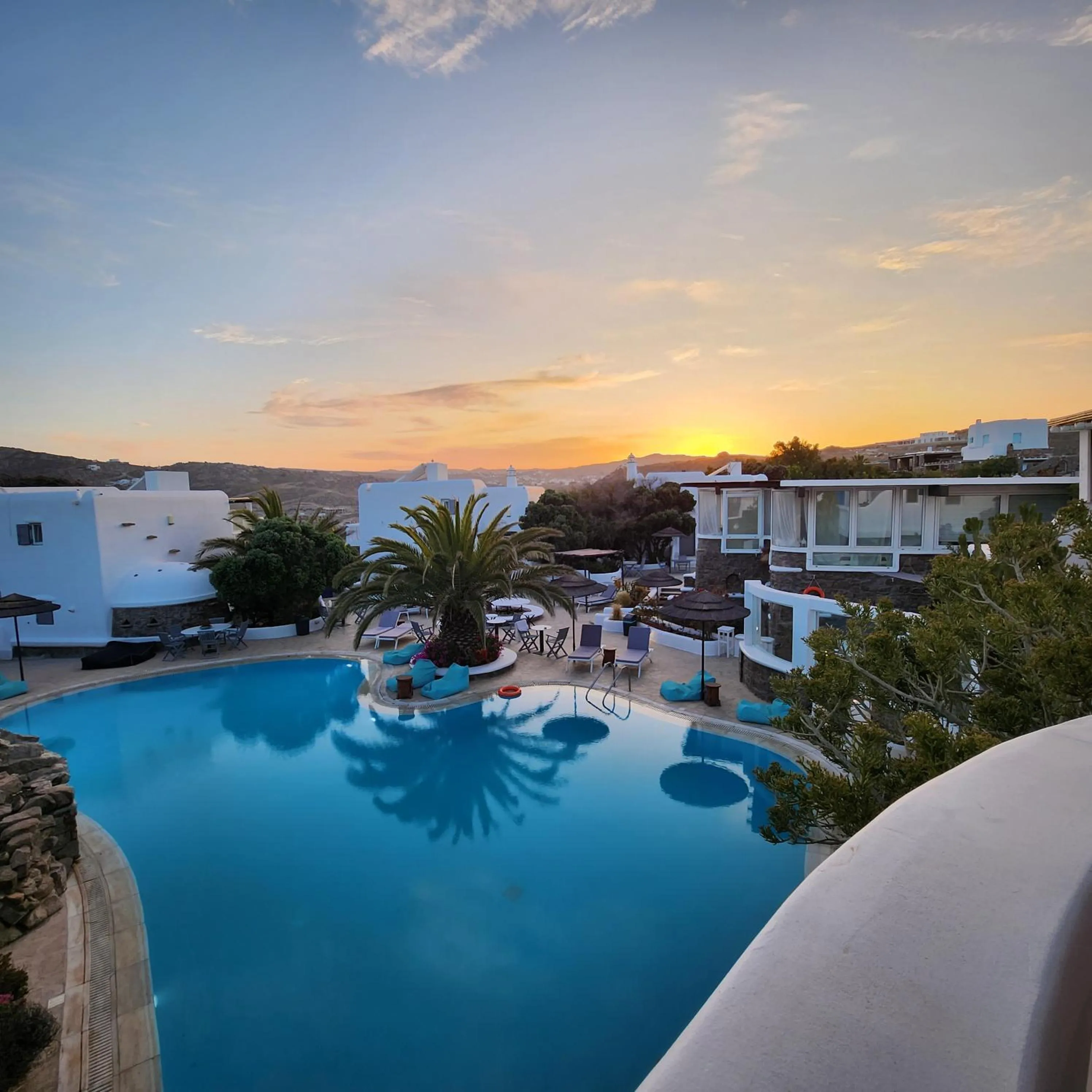 Swimming pool in Mykonian Iros Suites & Villas