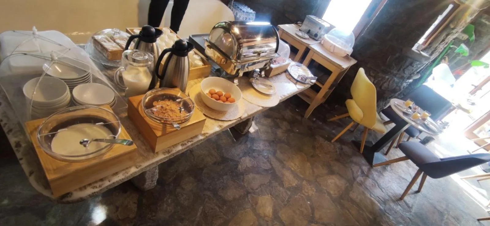 Breakfast in Mykonian Iros Suites & Villas