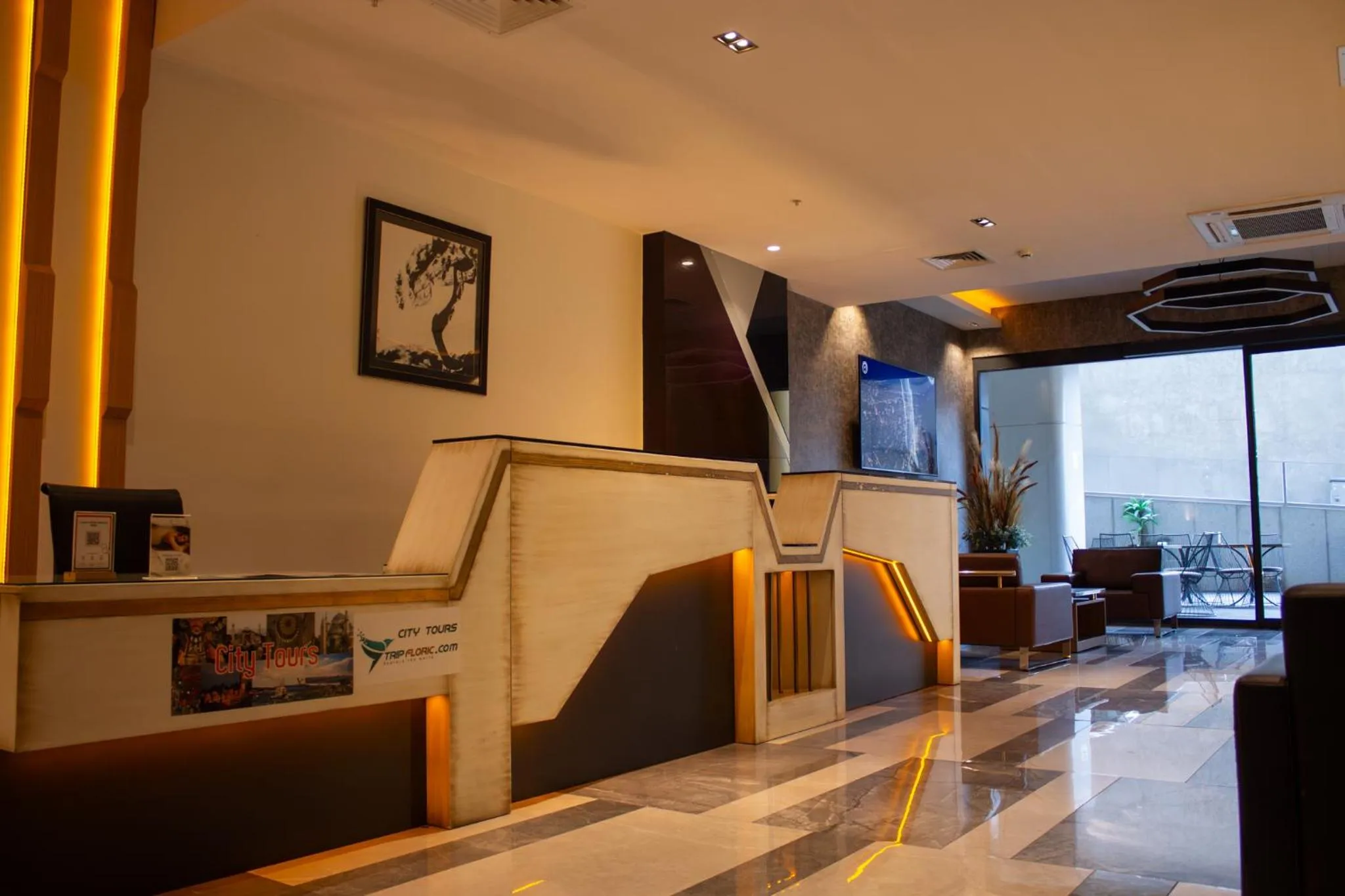 Seating area in Classy Suite Taksim