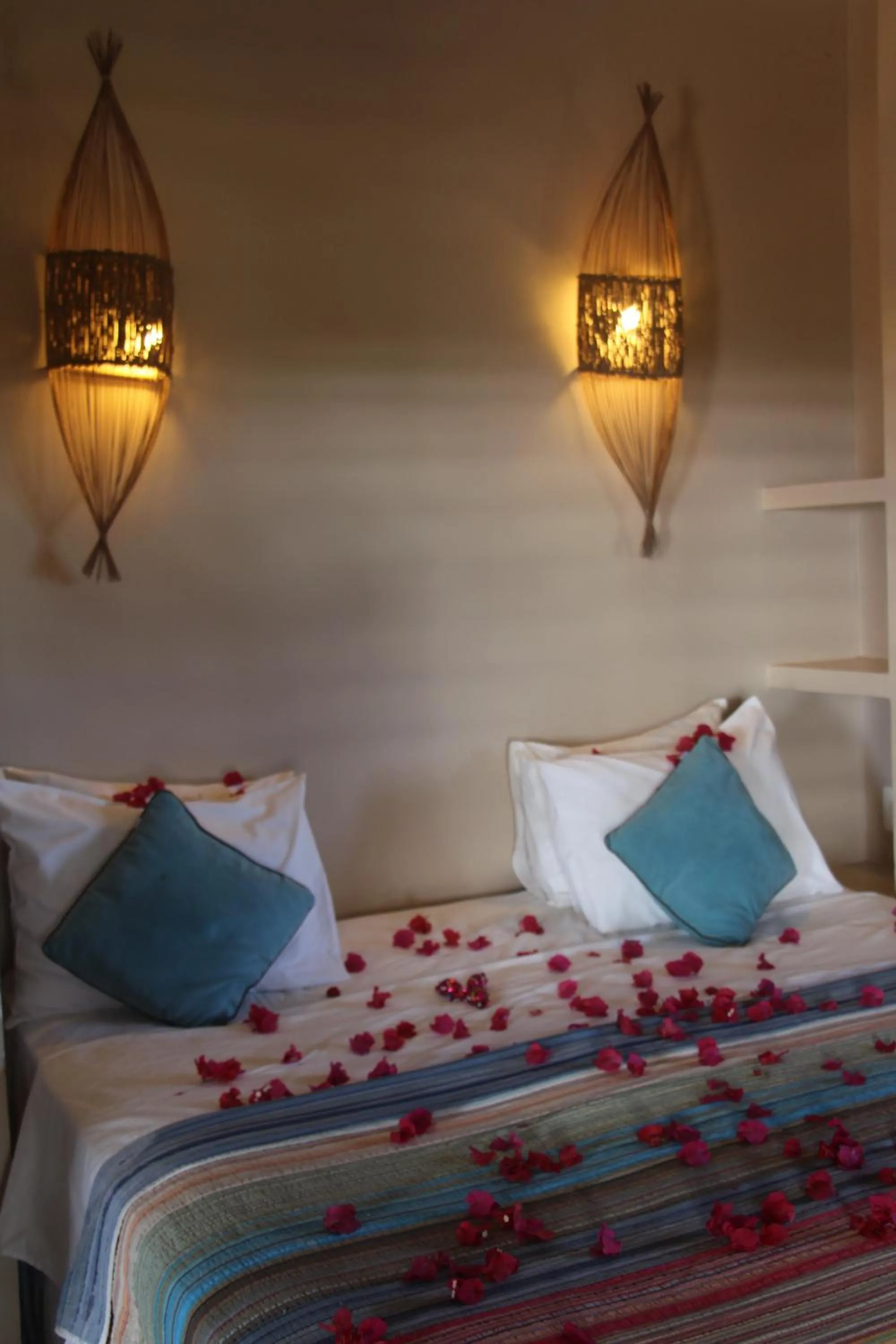 Bed in 0031 Boutique Hotel & Restaurant Cumbuco