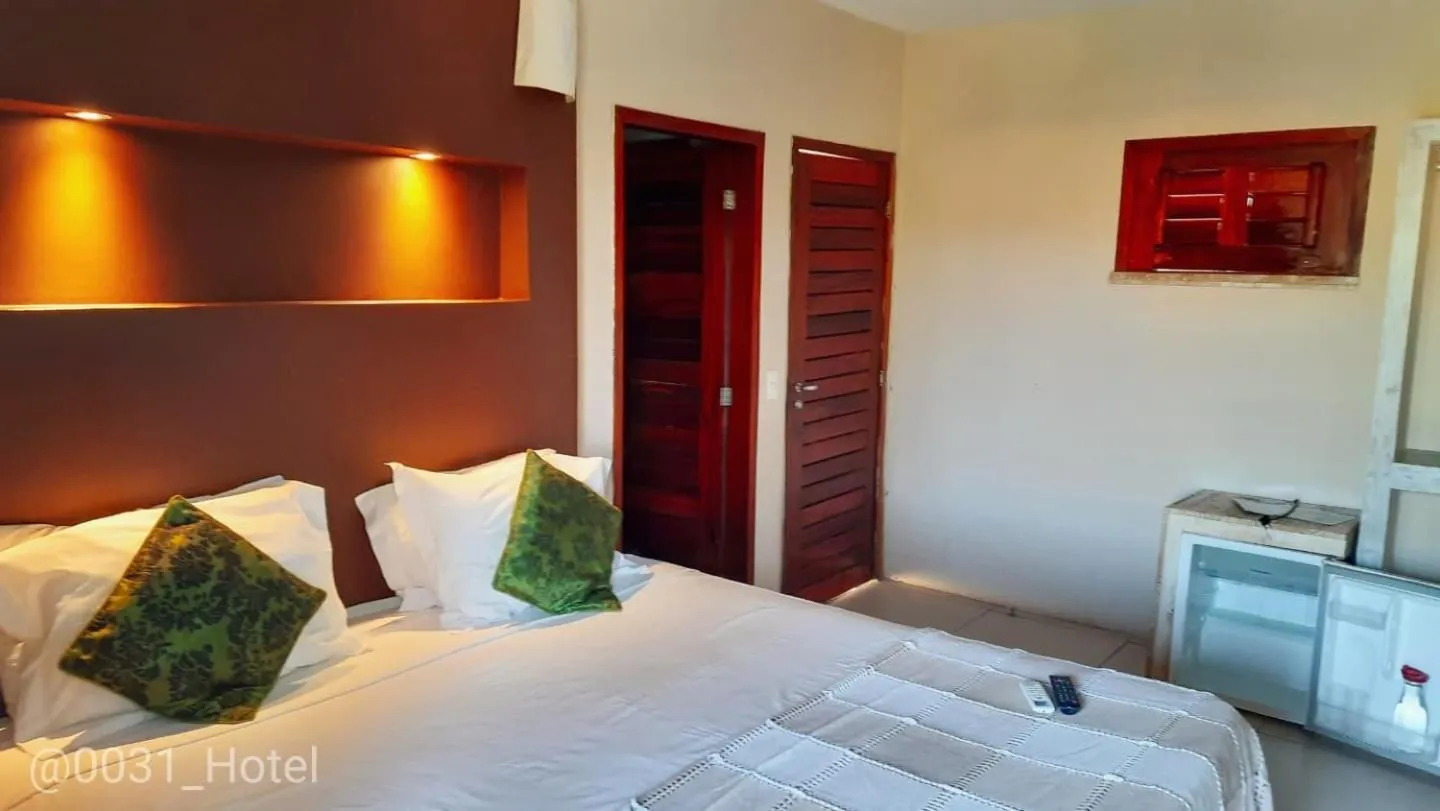 Bed in 0031 Boutique Hotel & Restaurant Cumbuco